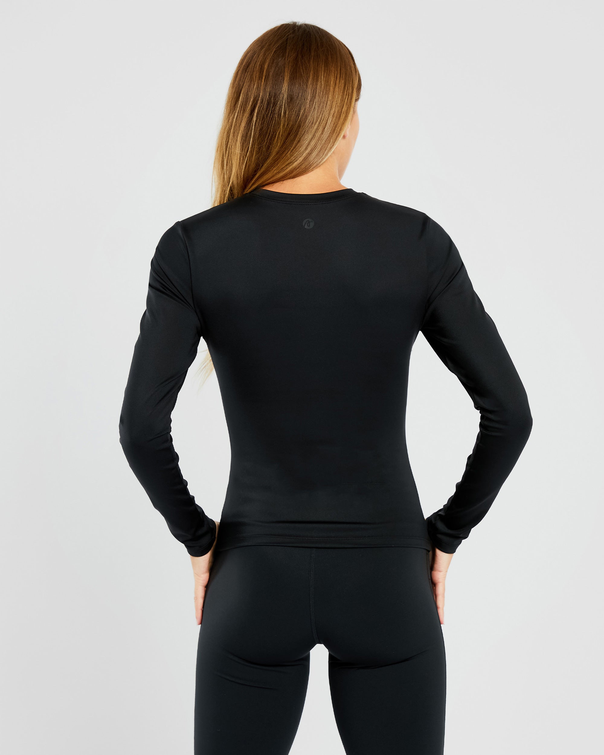 Top de Manga Larga Sculpt - Negro