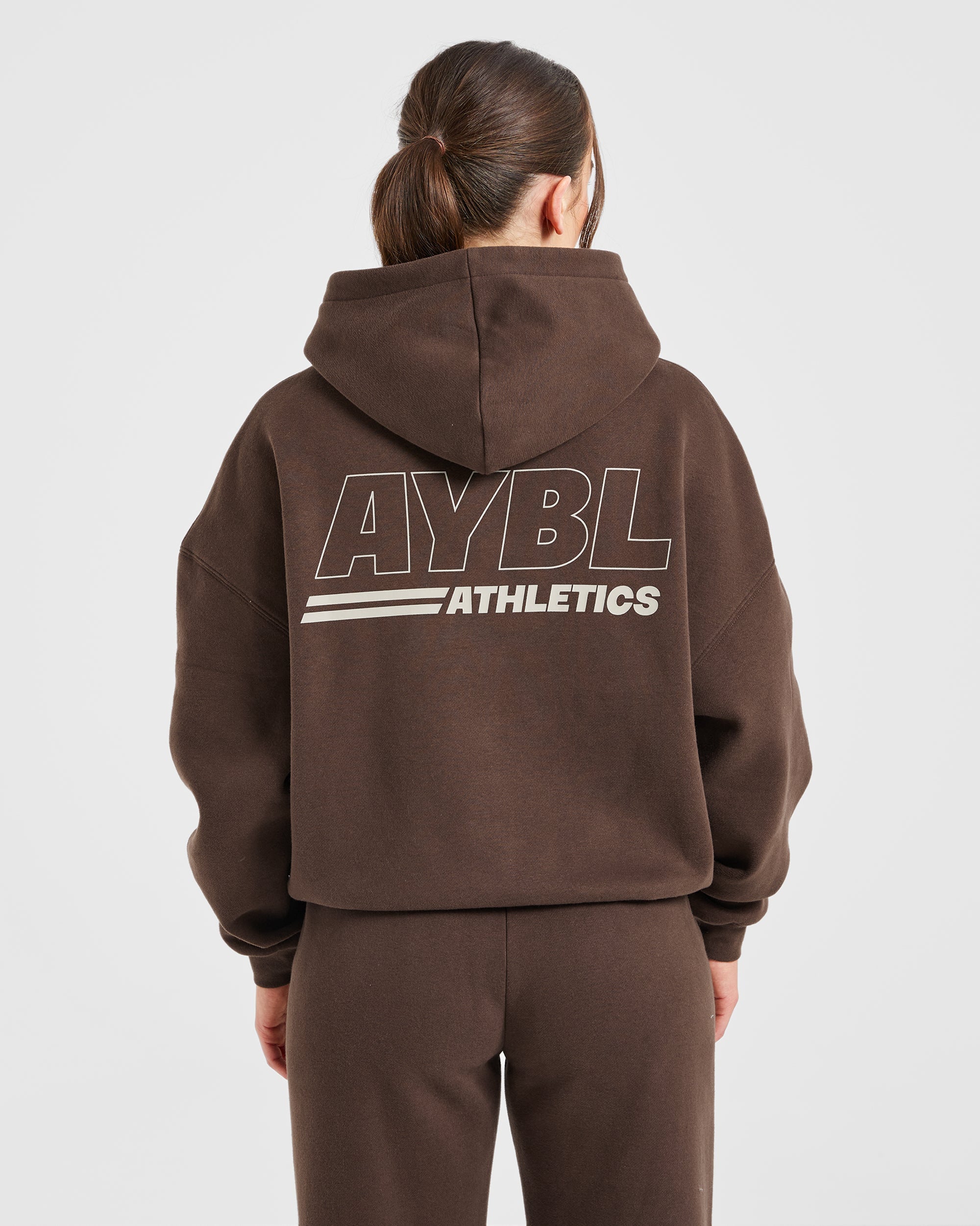 Sudadera Oversized de Pista de Atletismo - Marrón/Arena