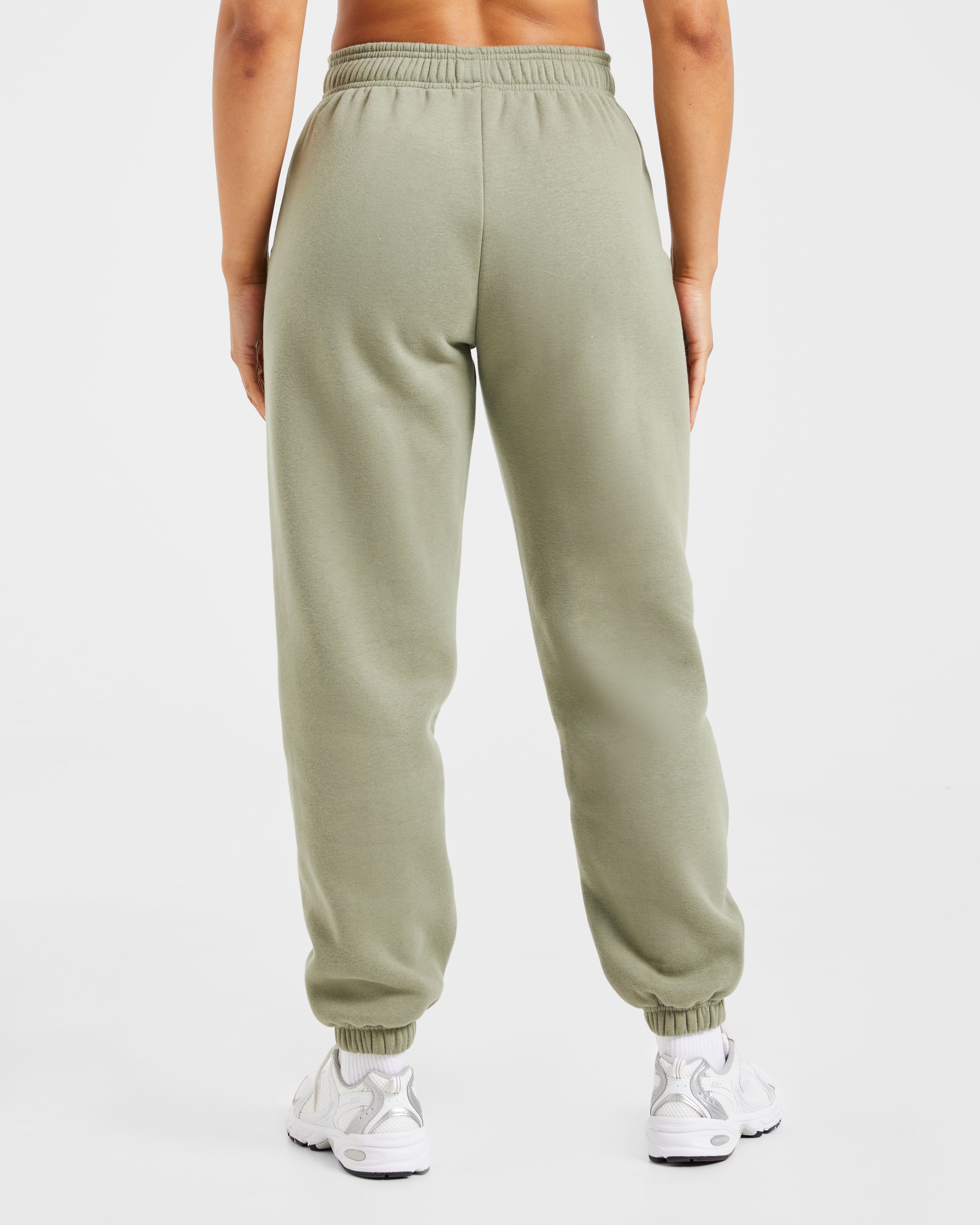 Pantalones Jogger Oversized Varsity 2.0 - Oliva Apagado