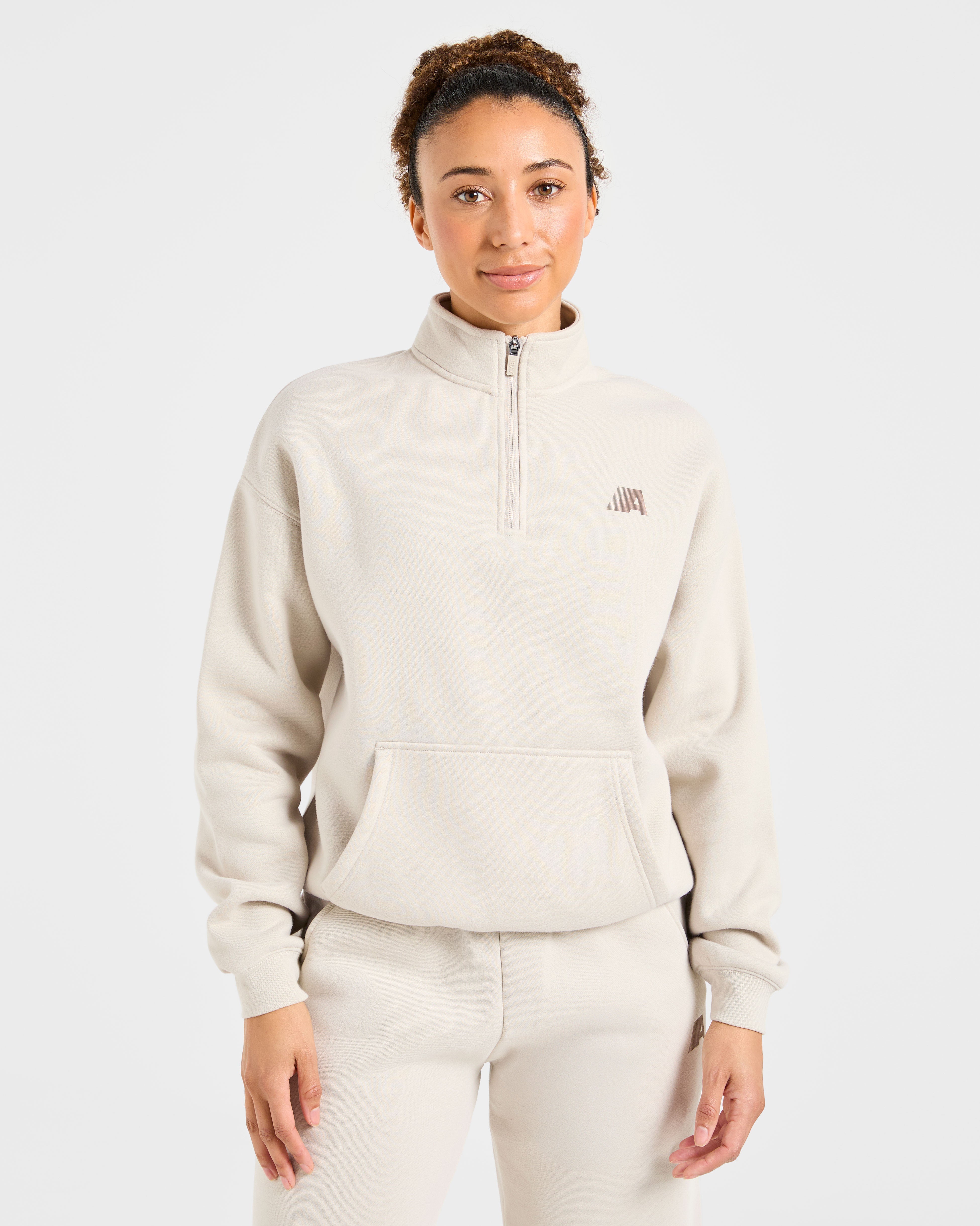 Pullover Oversized de 1/4 de Cierre Retro Athletics - Arena