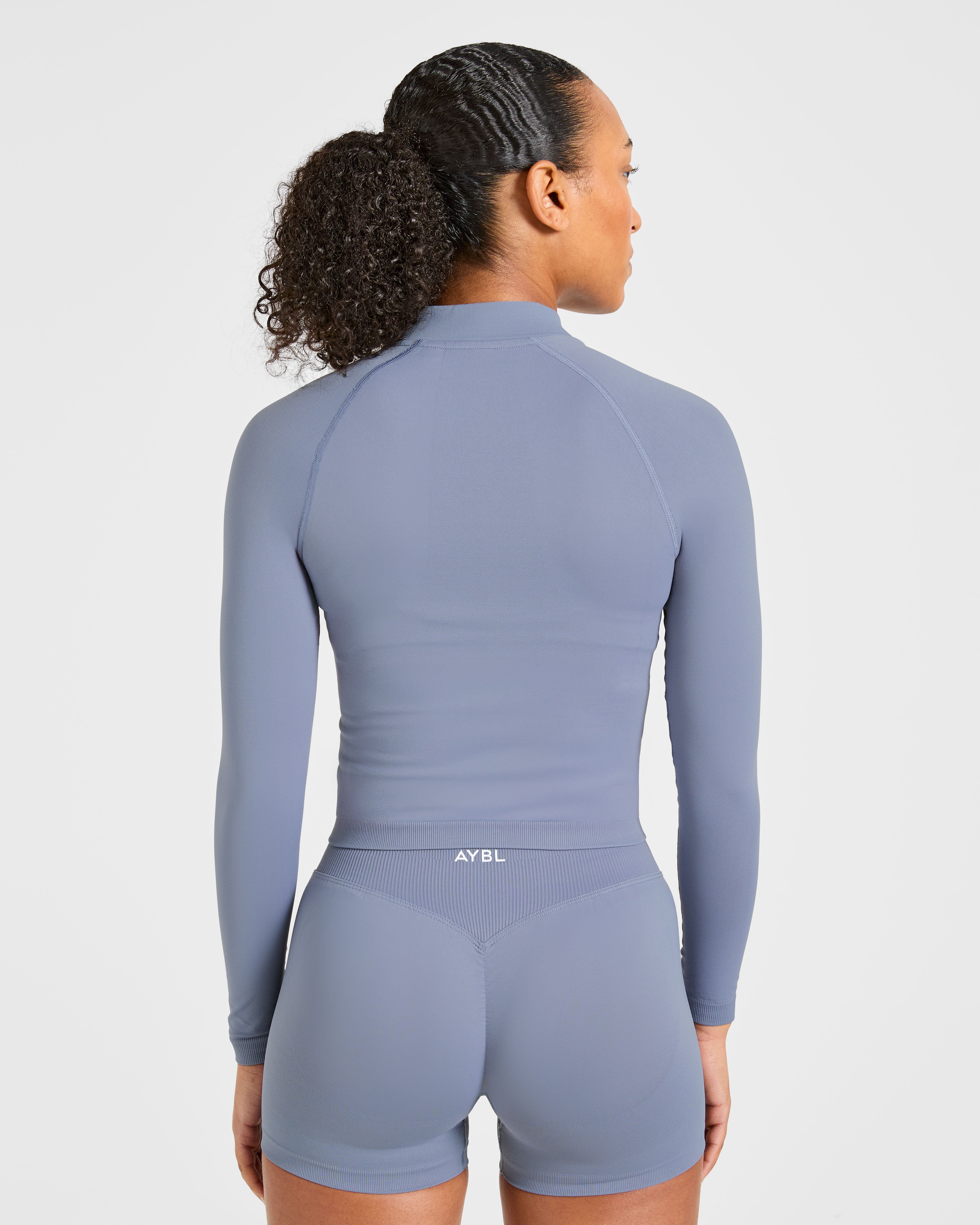 Chaqueta sin costuras Enhance - Azul pizarra