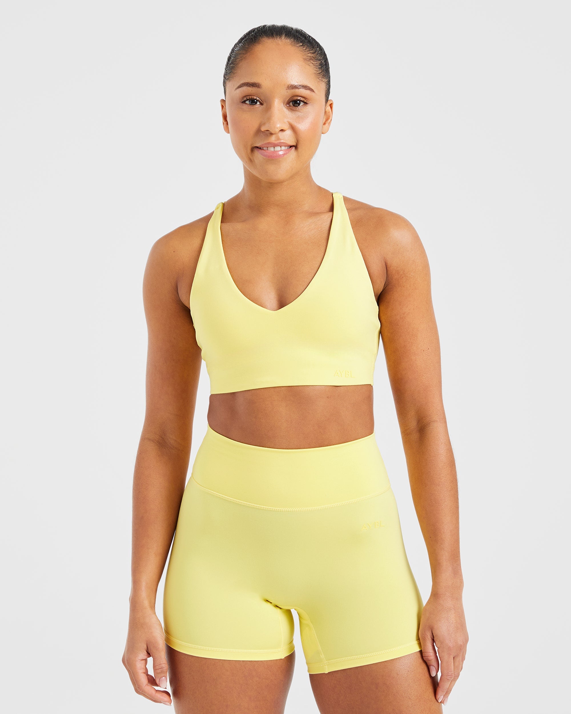 Sports Bra Staple - Limón Pastel