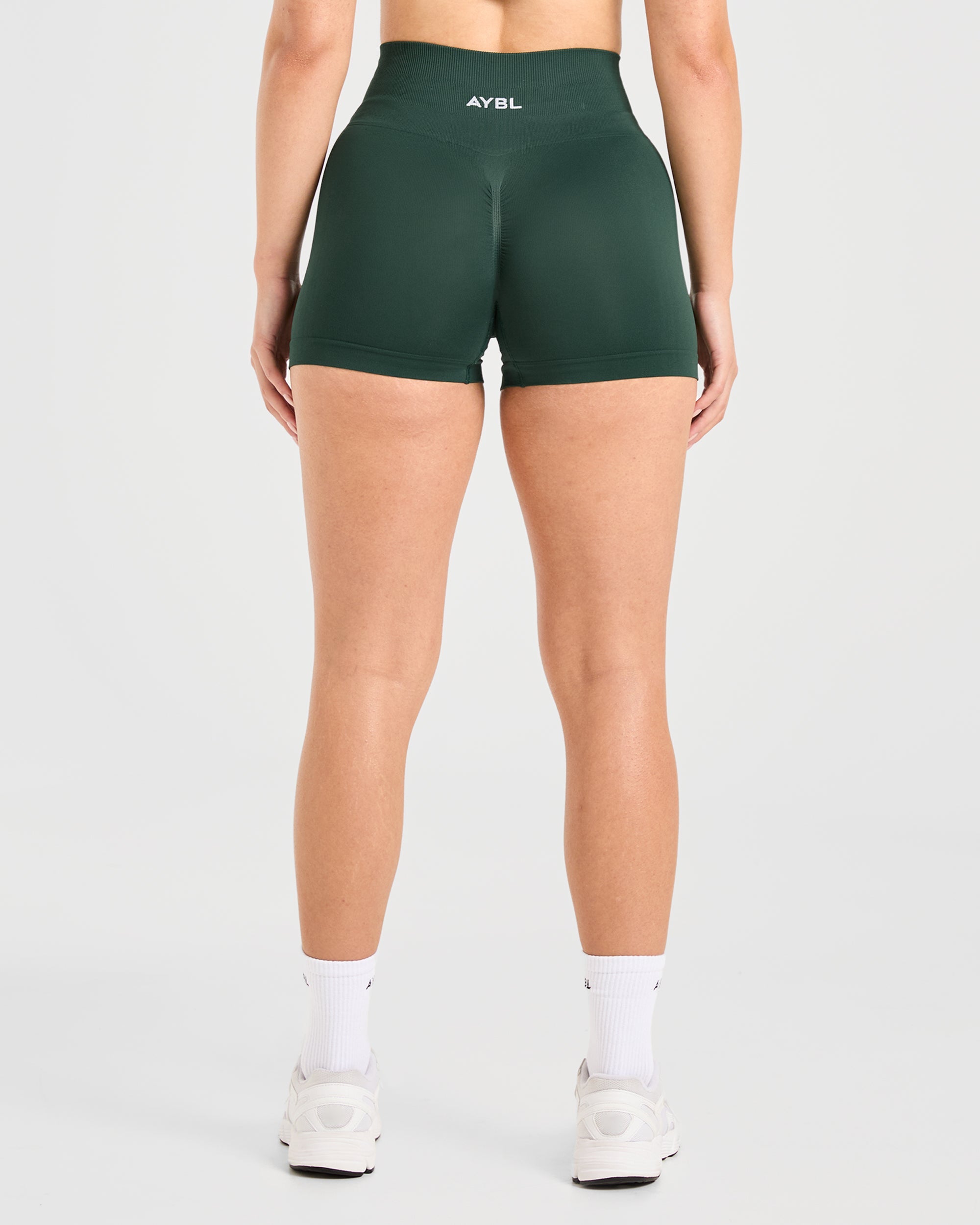 Pantalones Cortos Sin Costuras Power - Evergreen