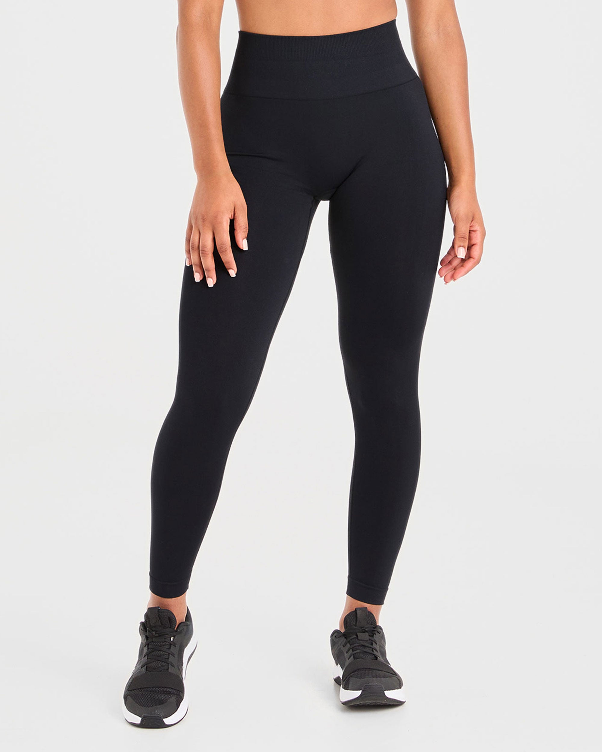 Mallas Sin Costuras Power - Negro
