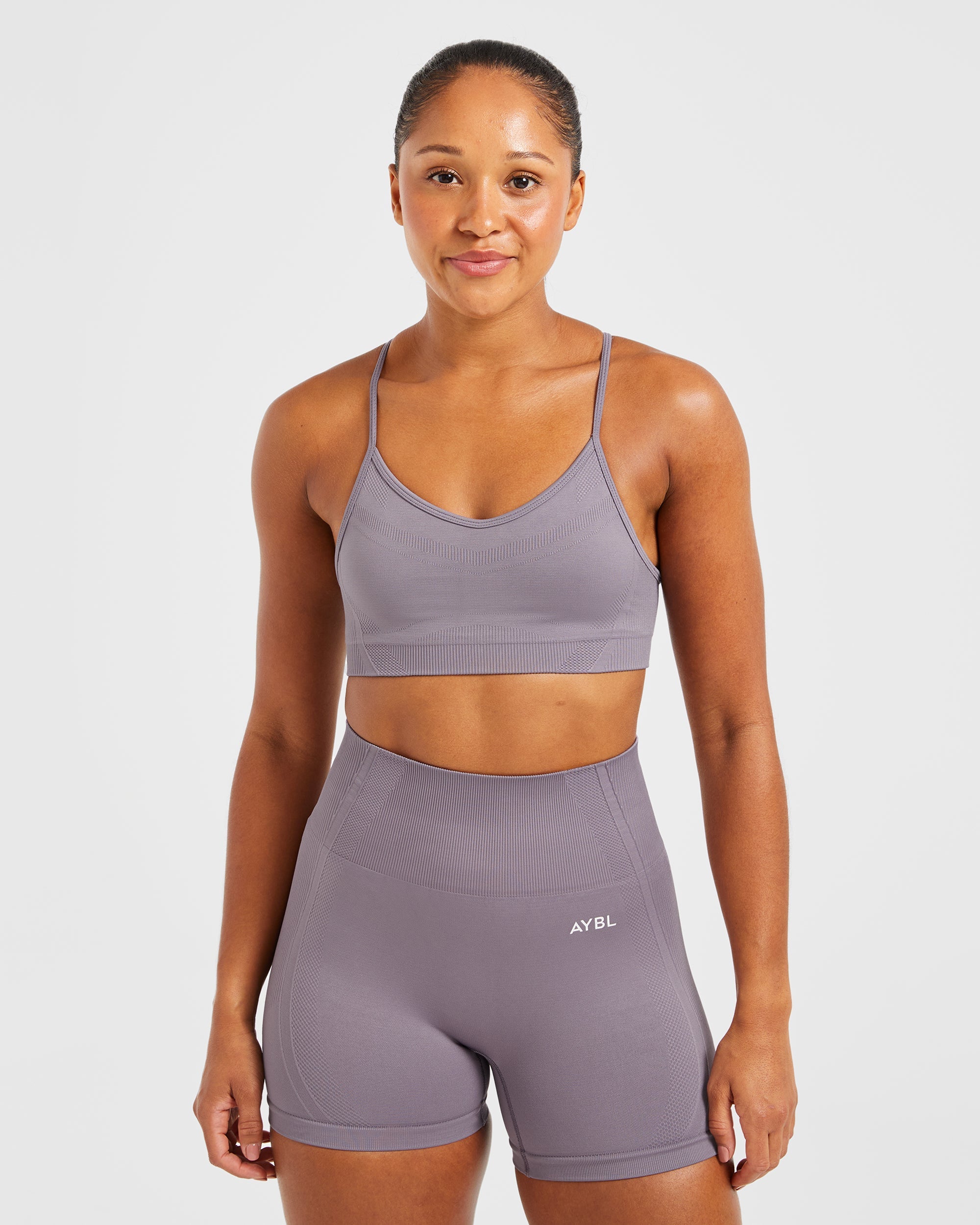 Body V3 Sujetador Deportivo Sin Costuras de Tirantes - Malva