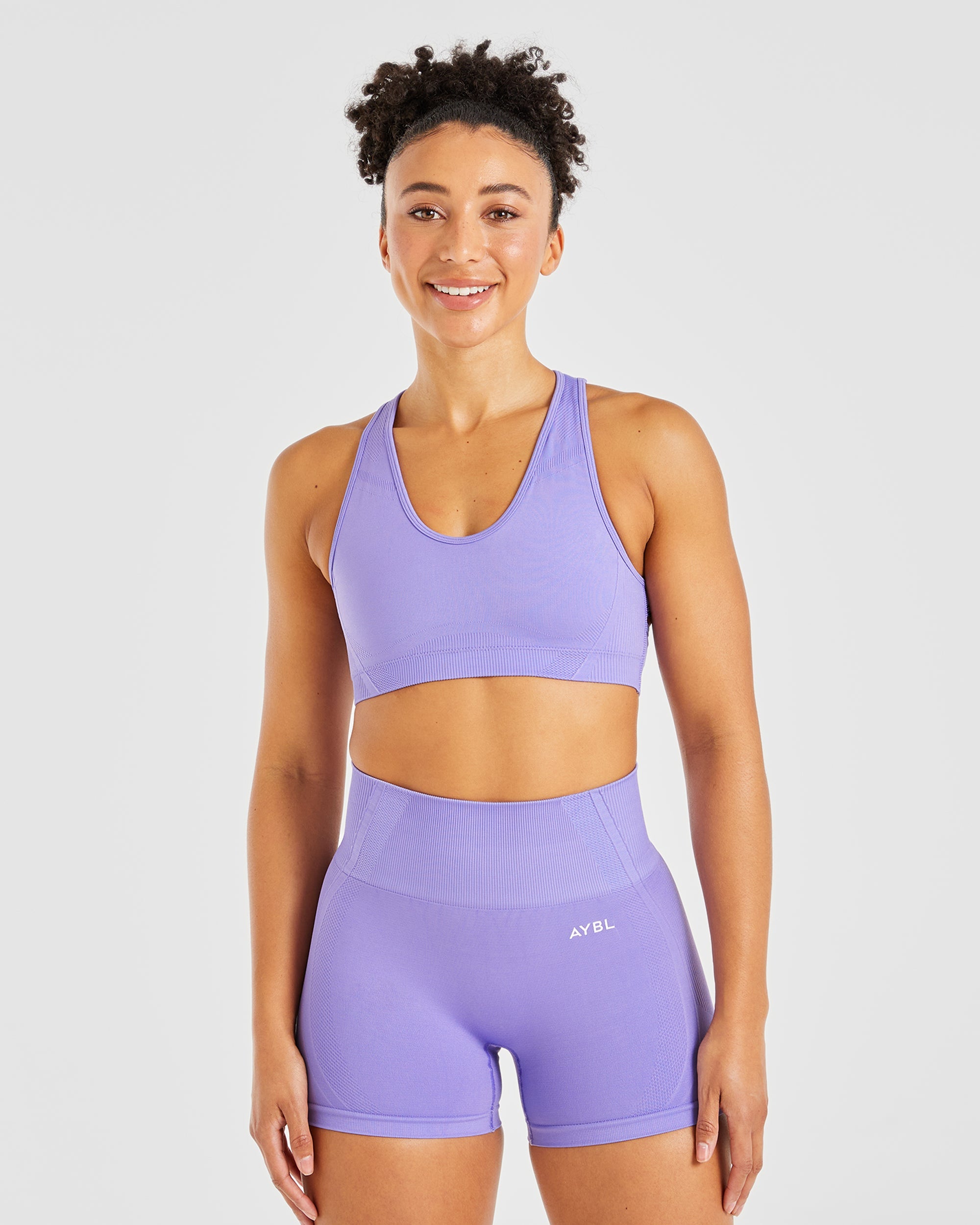 Sports Bra Sin Costuras Balance V3 - Lavanda Púrpura