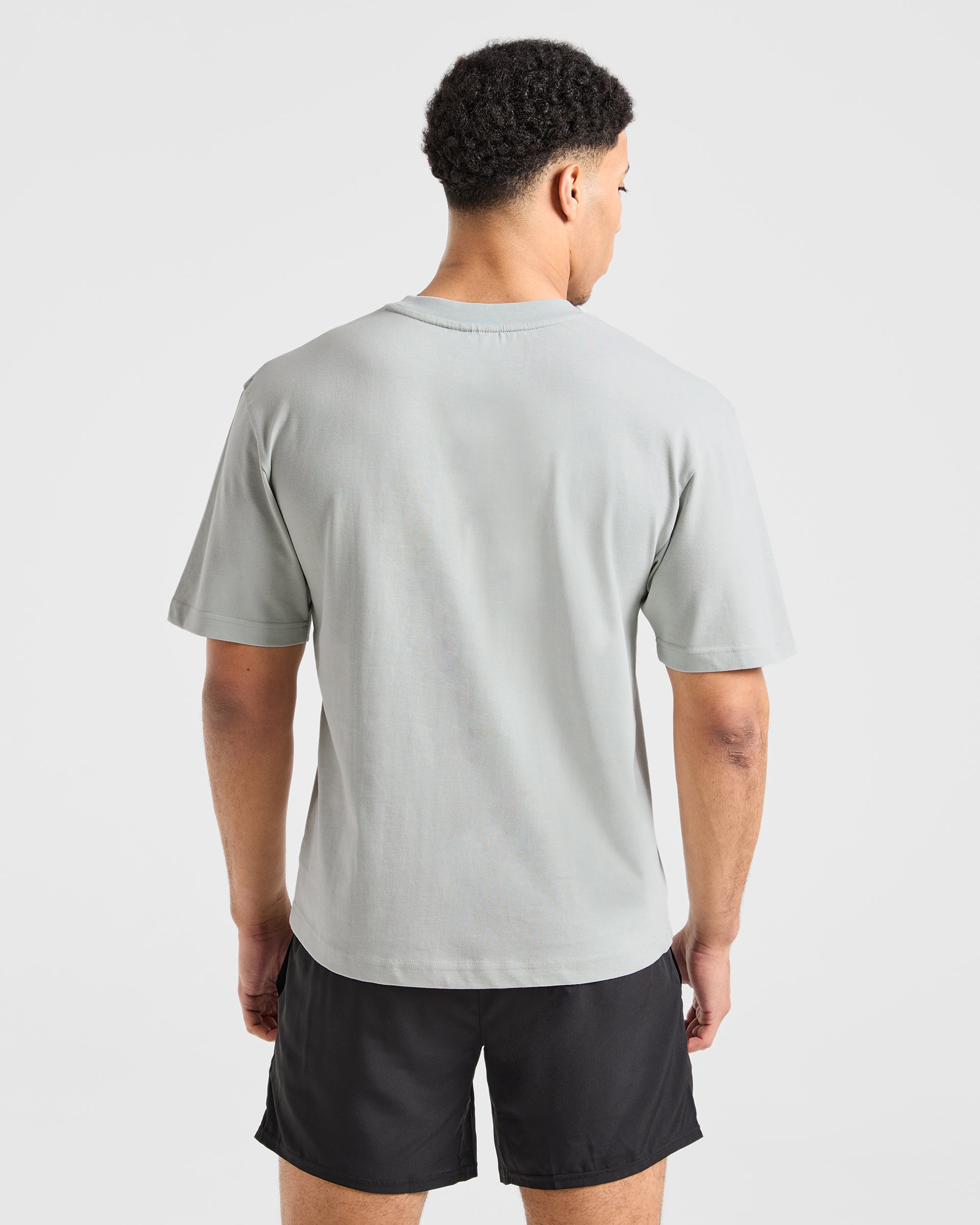 Camiseta Clásica - Gris Hielo