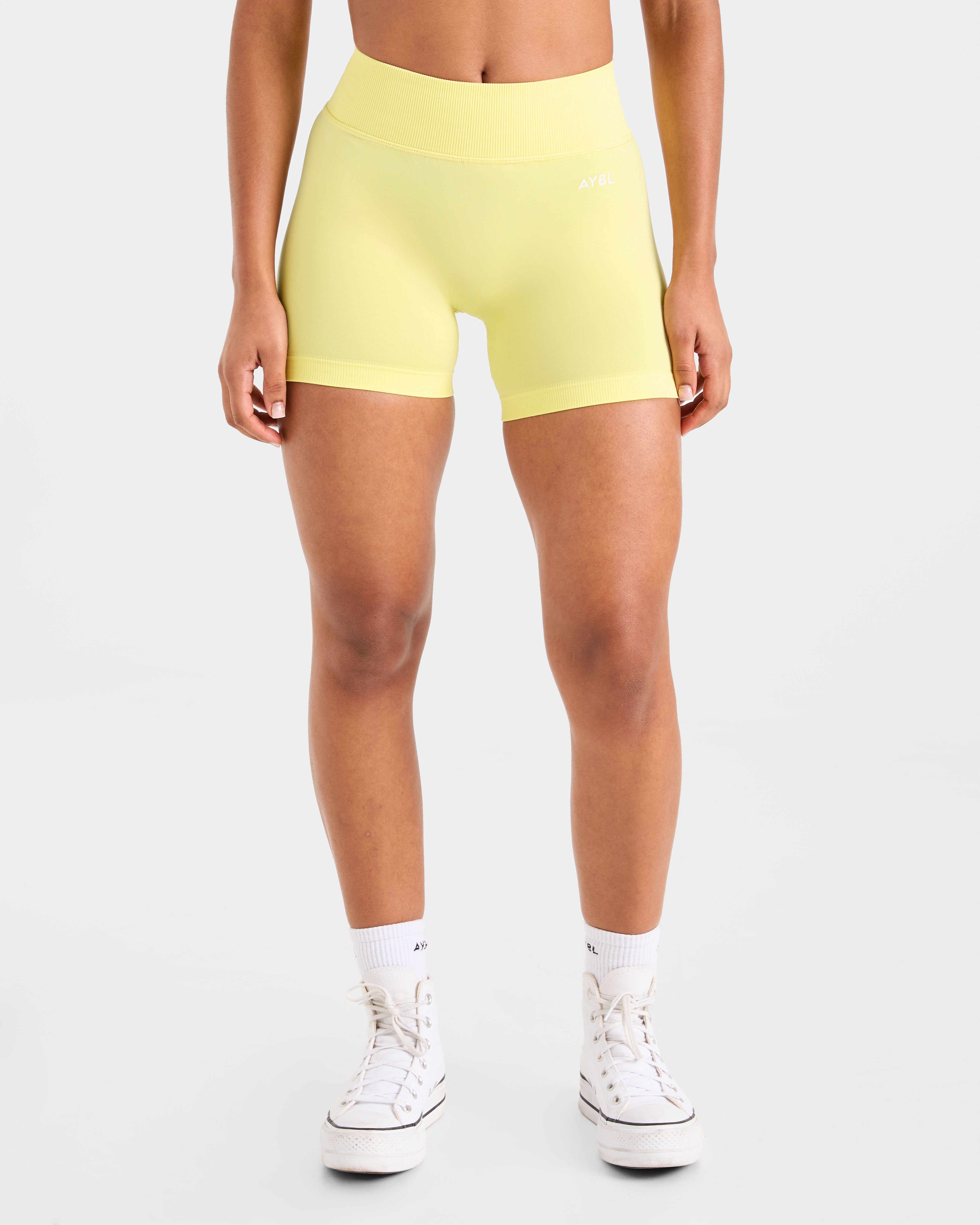 Pantalones cortos sin costuras Adapt | 4,5" - Amarillo de primavera