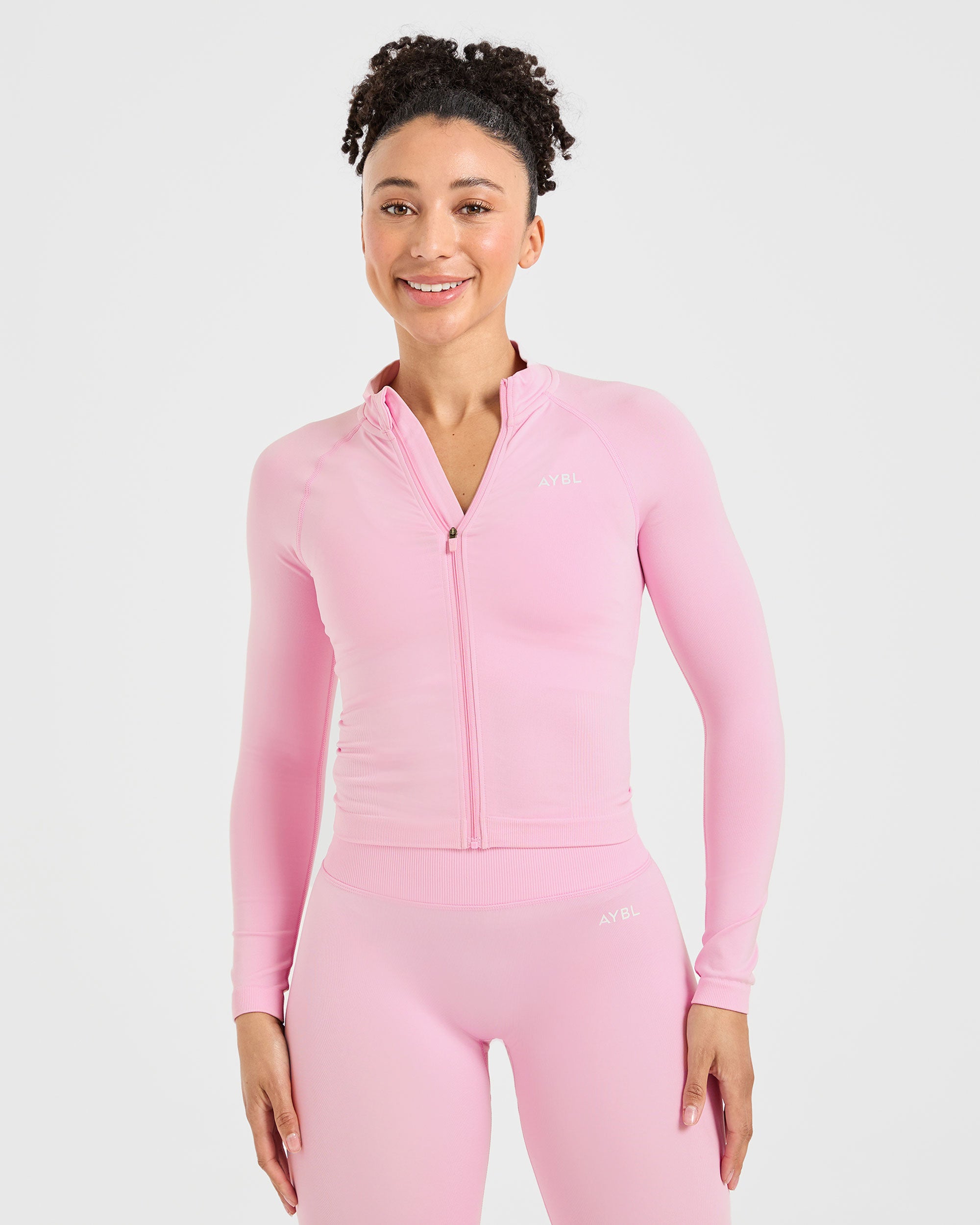 Chaqueta Adapt Sin Costuras - Rosa de Primavera