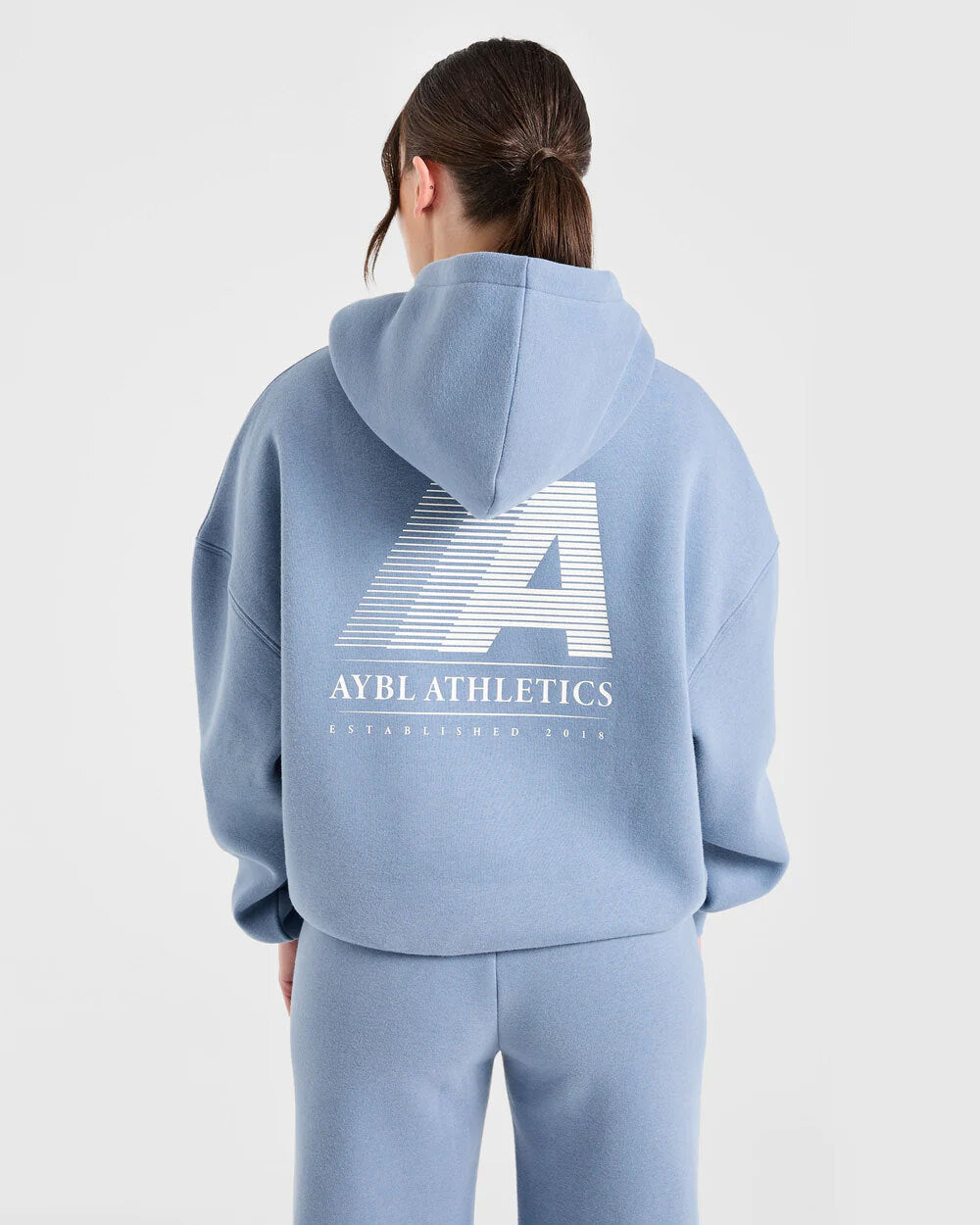 Sudadera Oversized Retro Athletics - Azul Vintage