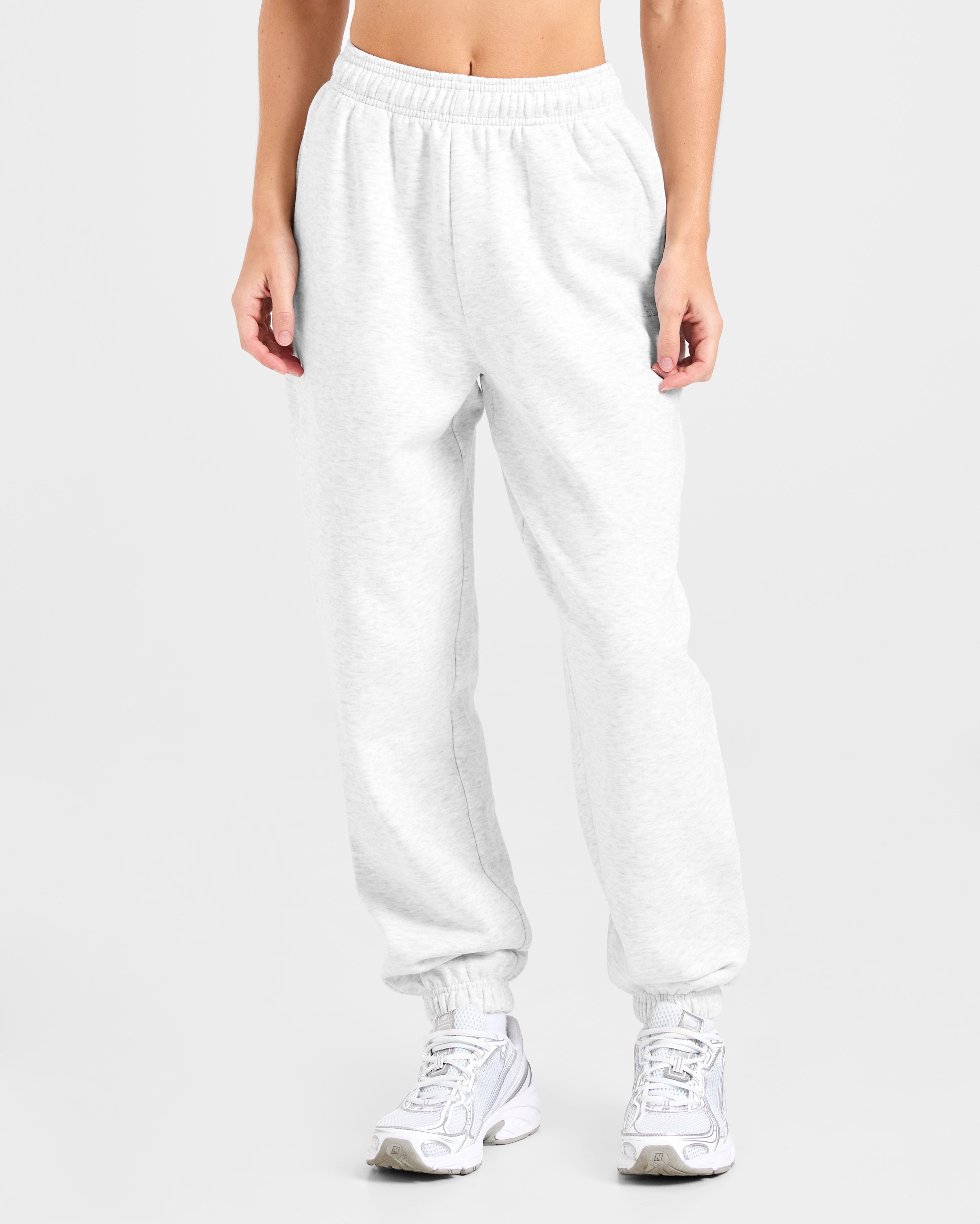Jogger Oversized de Estilo de Vida - Gris Escarcha