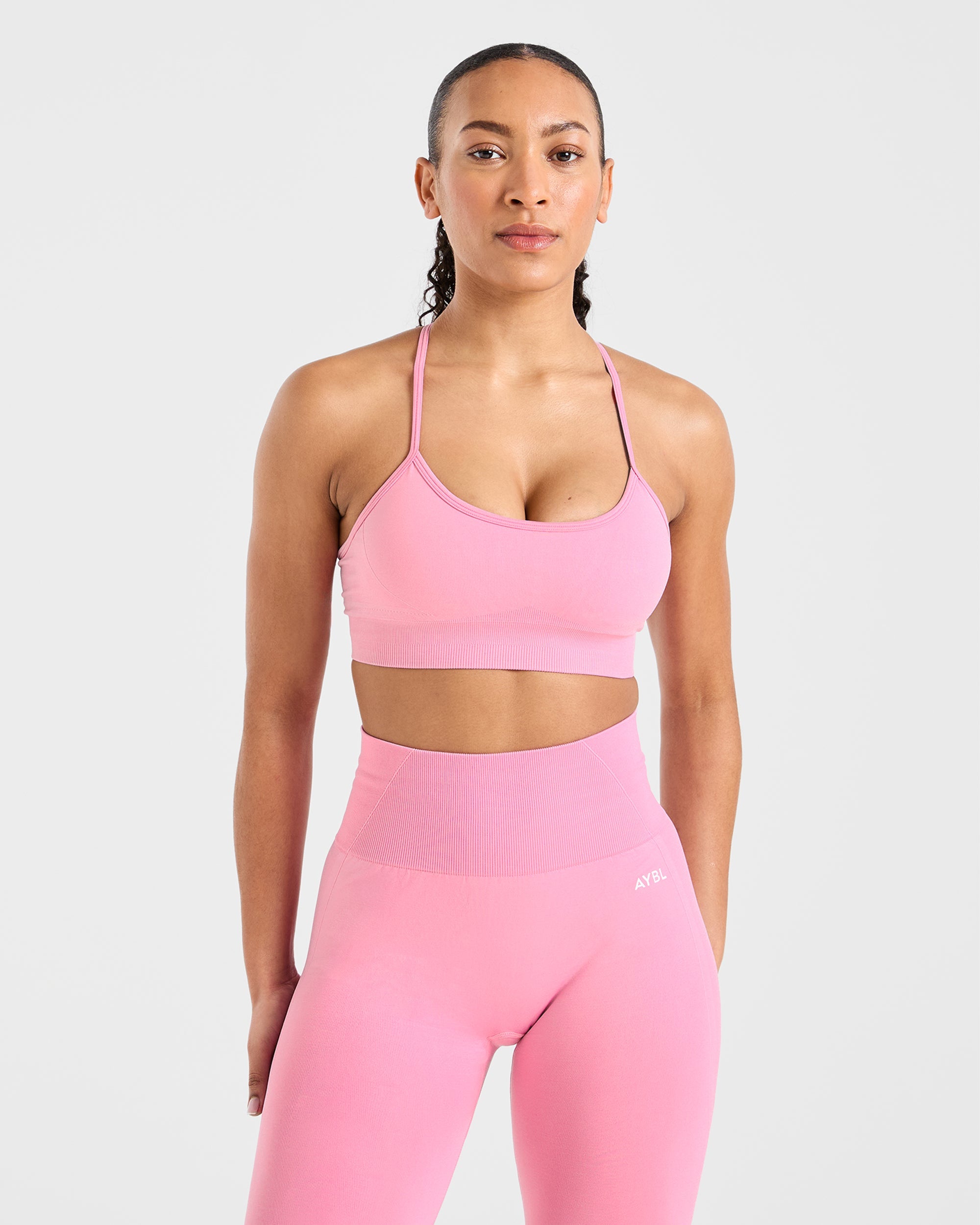 Empower Bra Deportivo Sin Costuras - Rosa Bebé