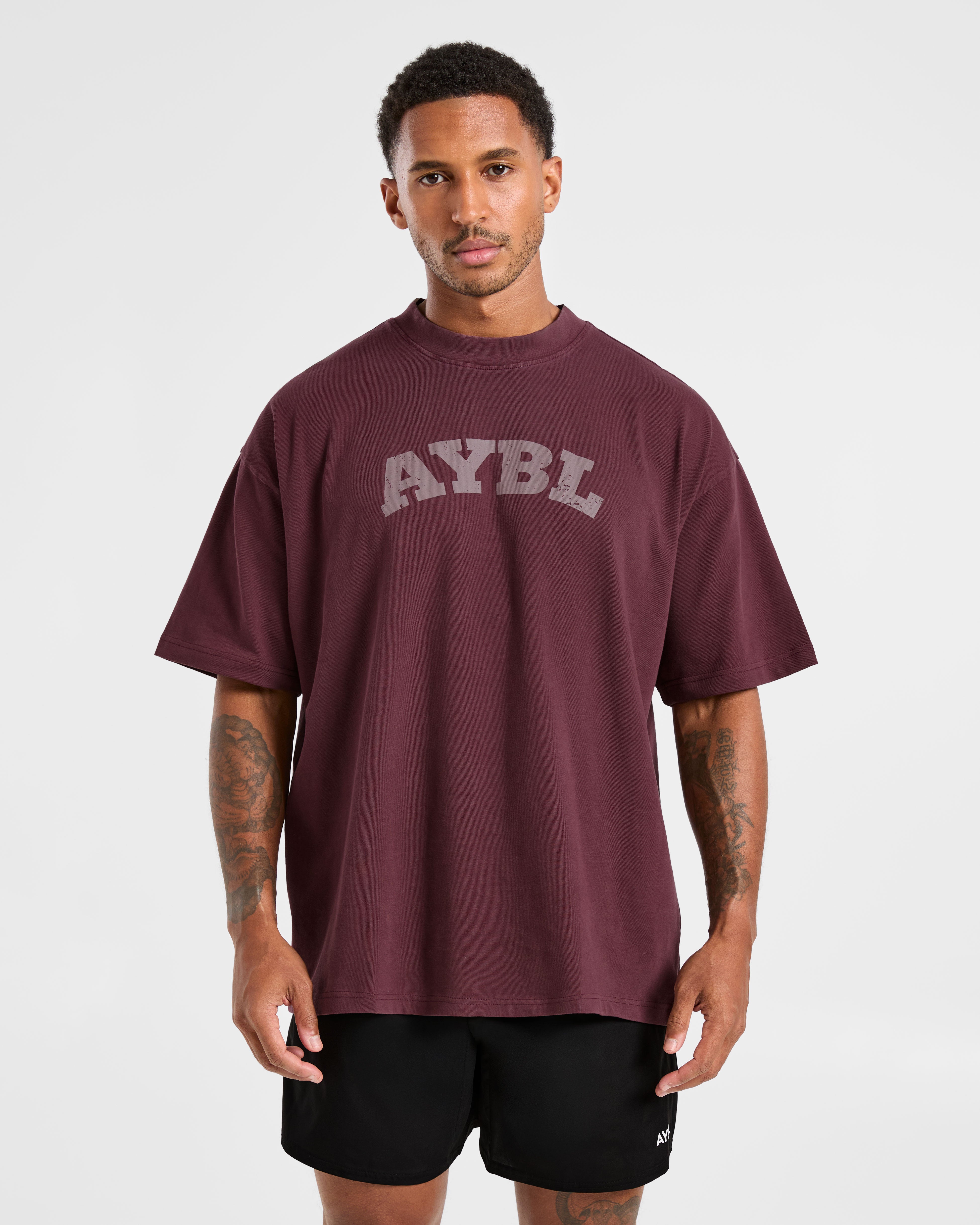 Camiseta Oversized Elite - Plum Oscuro