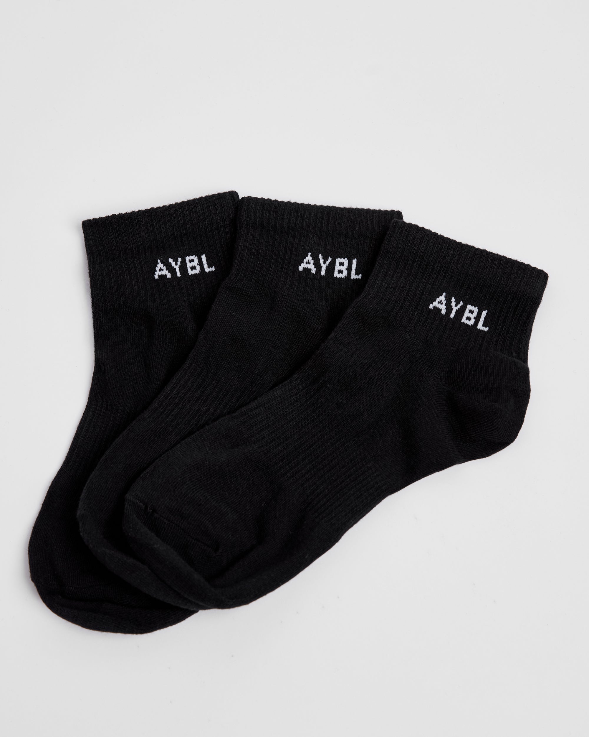 Calcetines para el día a día (3 unidades) - Negro
