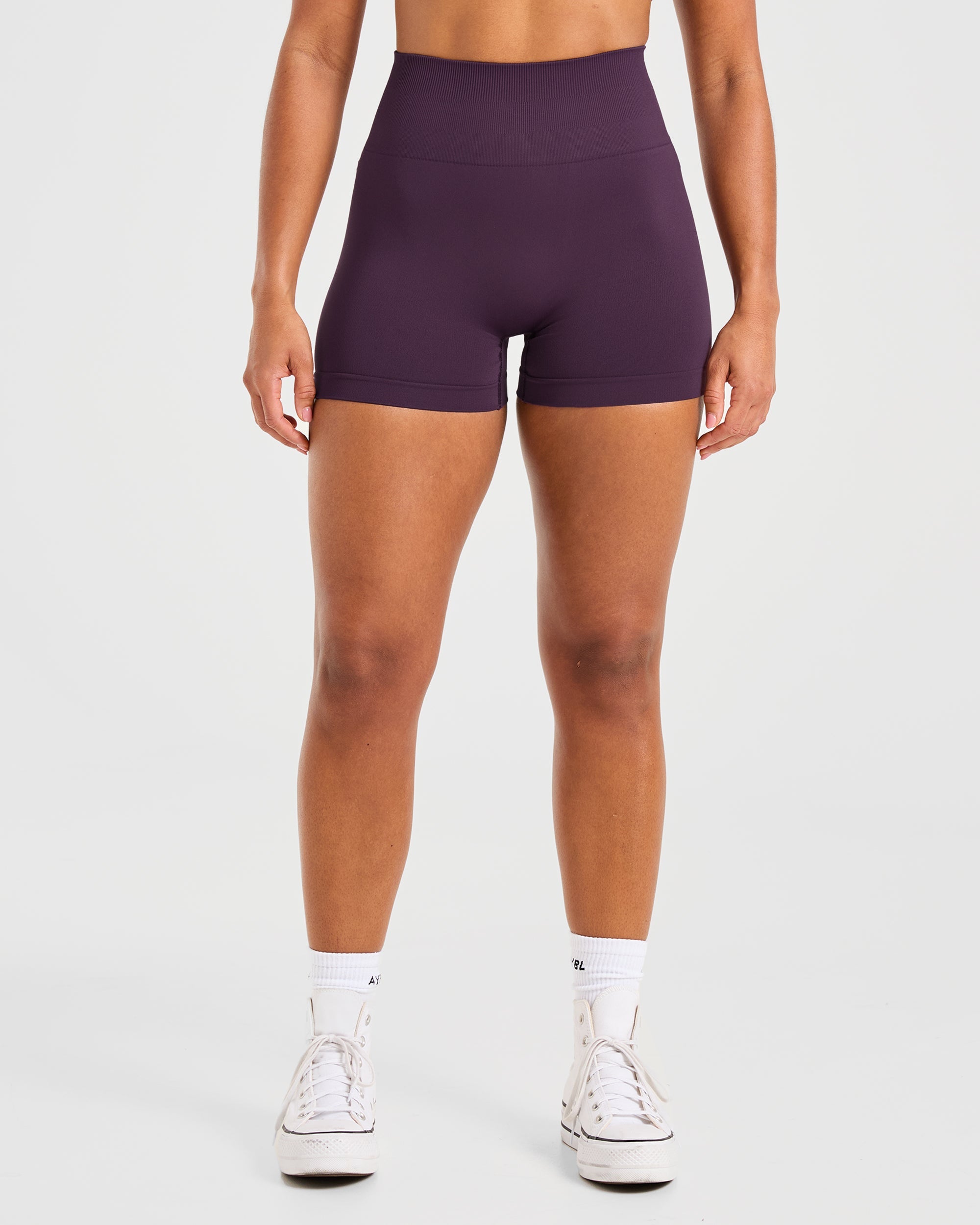 Shorts Sin Costuras Power - Vino Grapa