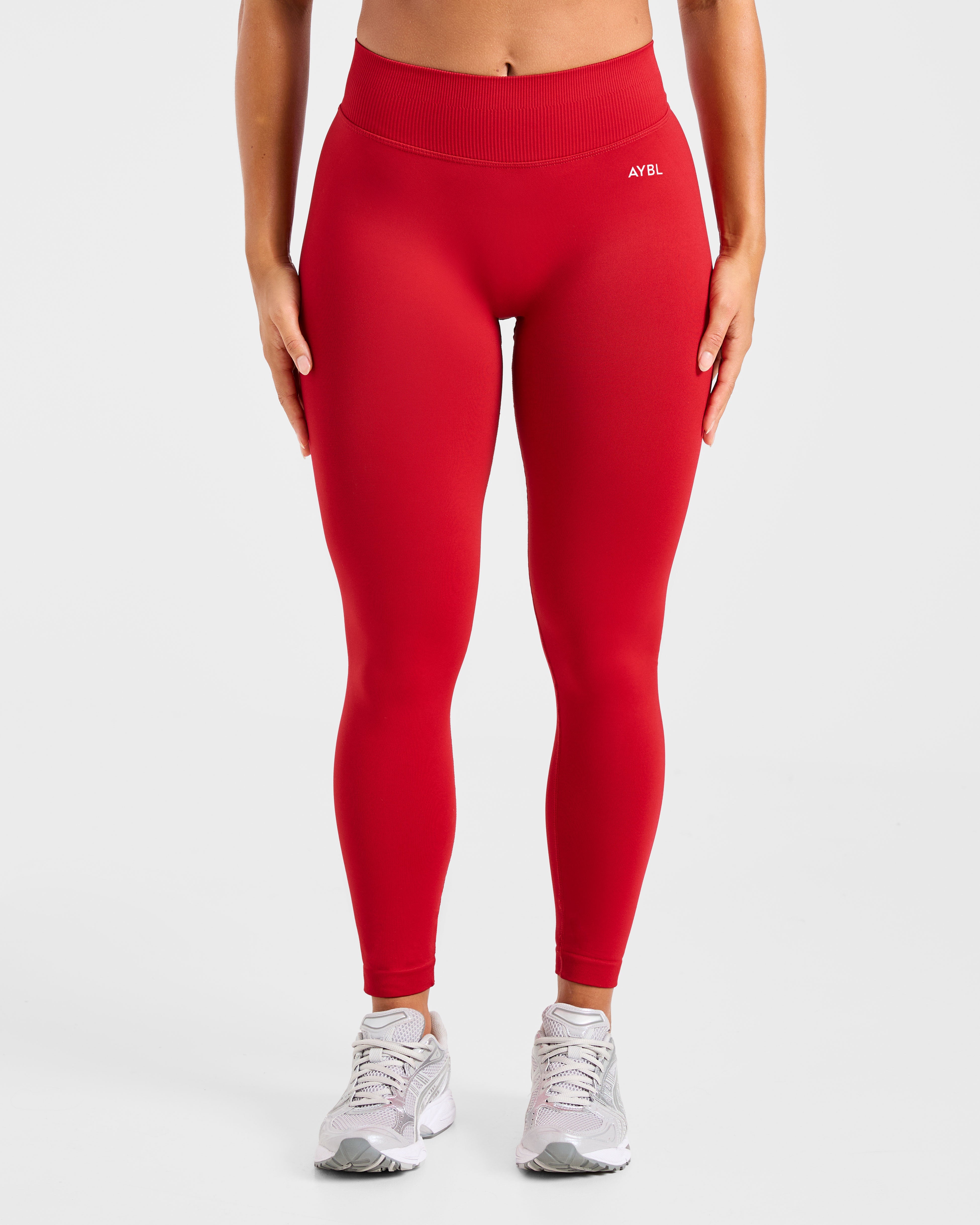 Mejora Leggings Sin Costuras - Rojo