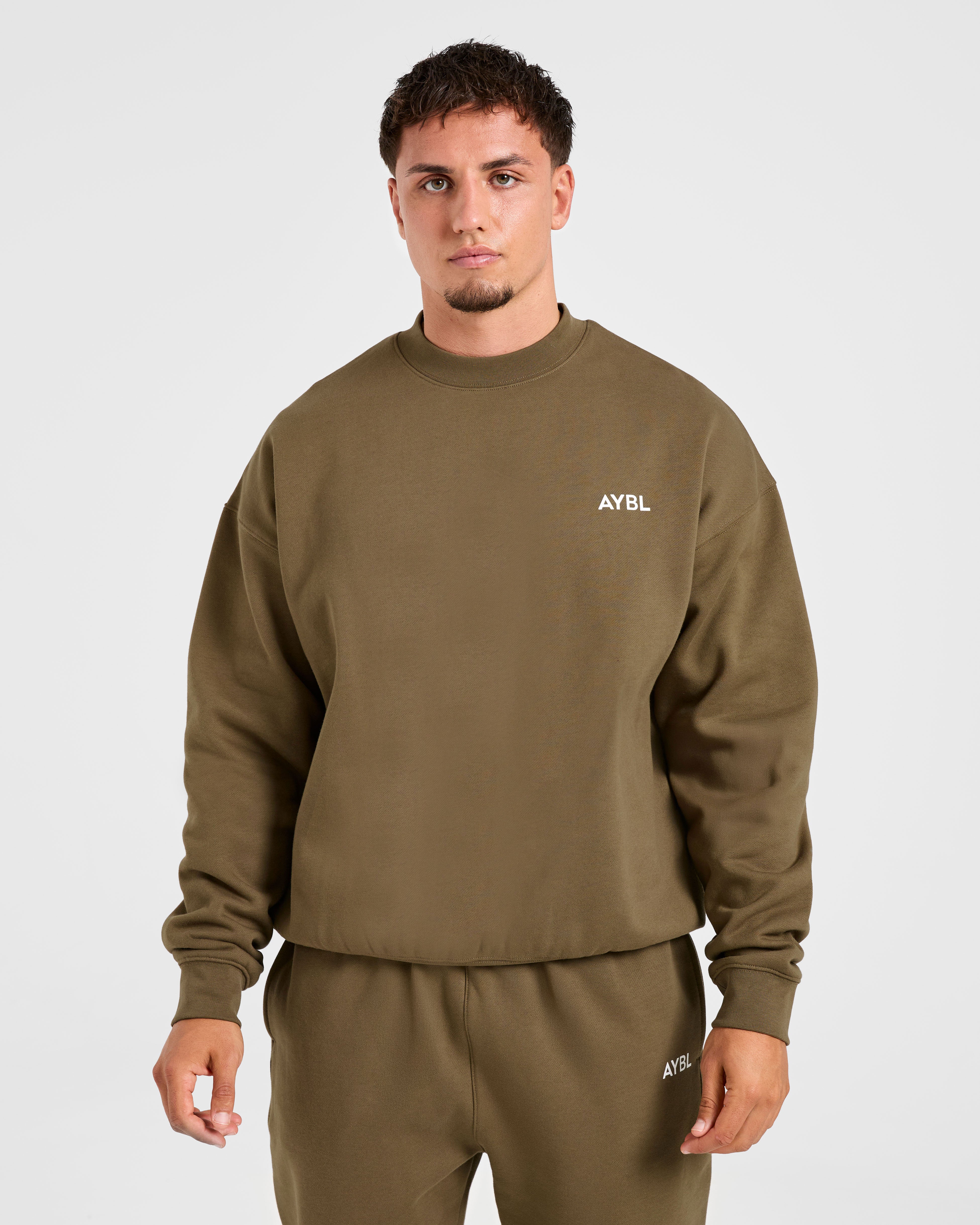 Sweater Oversized Esencial - Verde Oliva