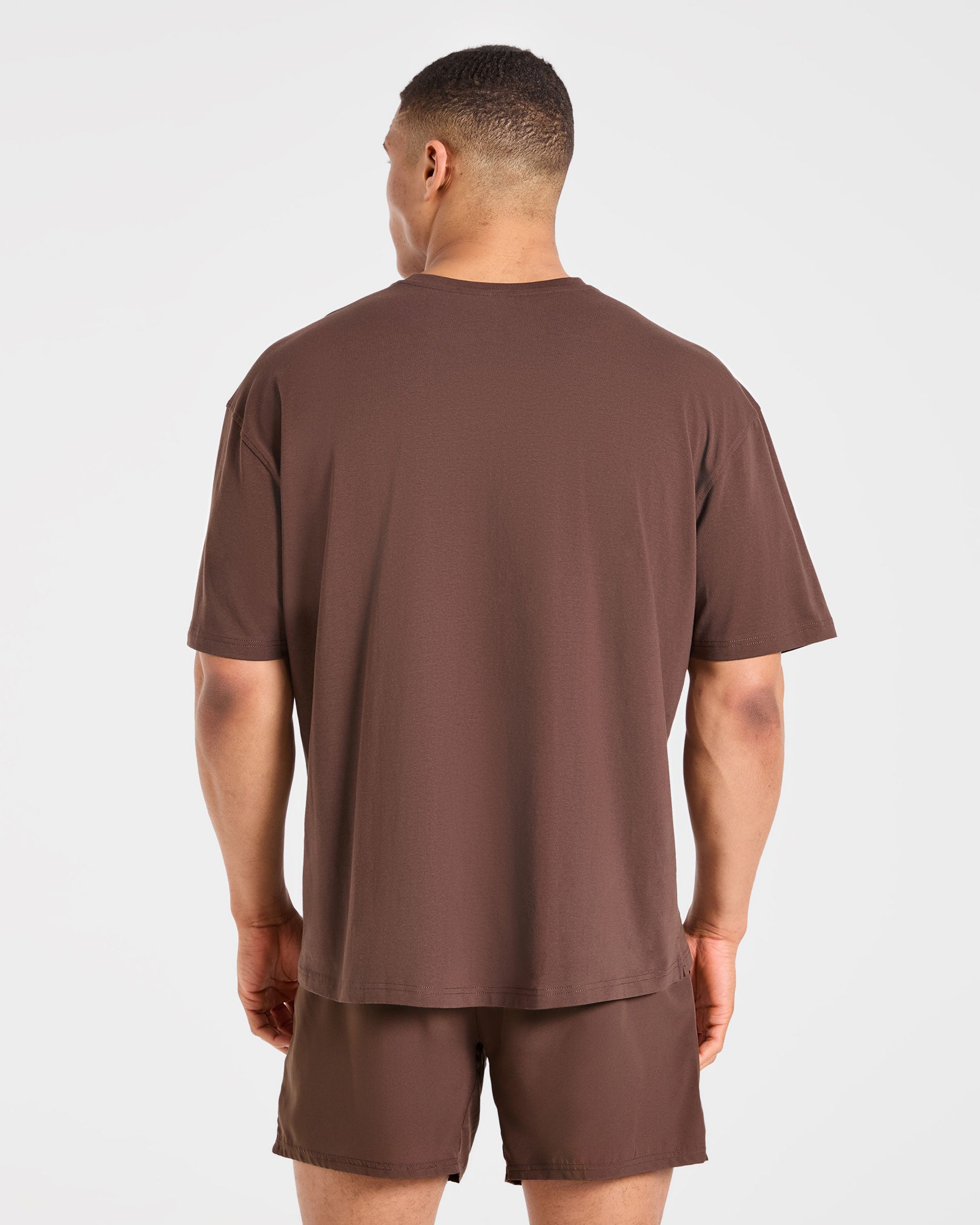 Camiseta Oversized Force - Marrón