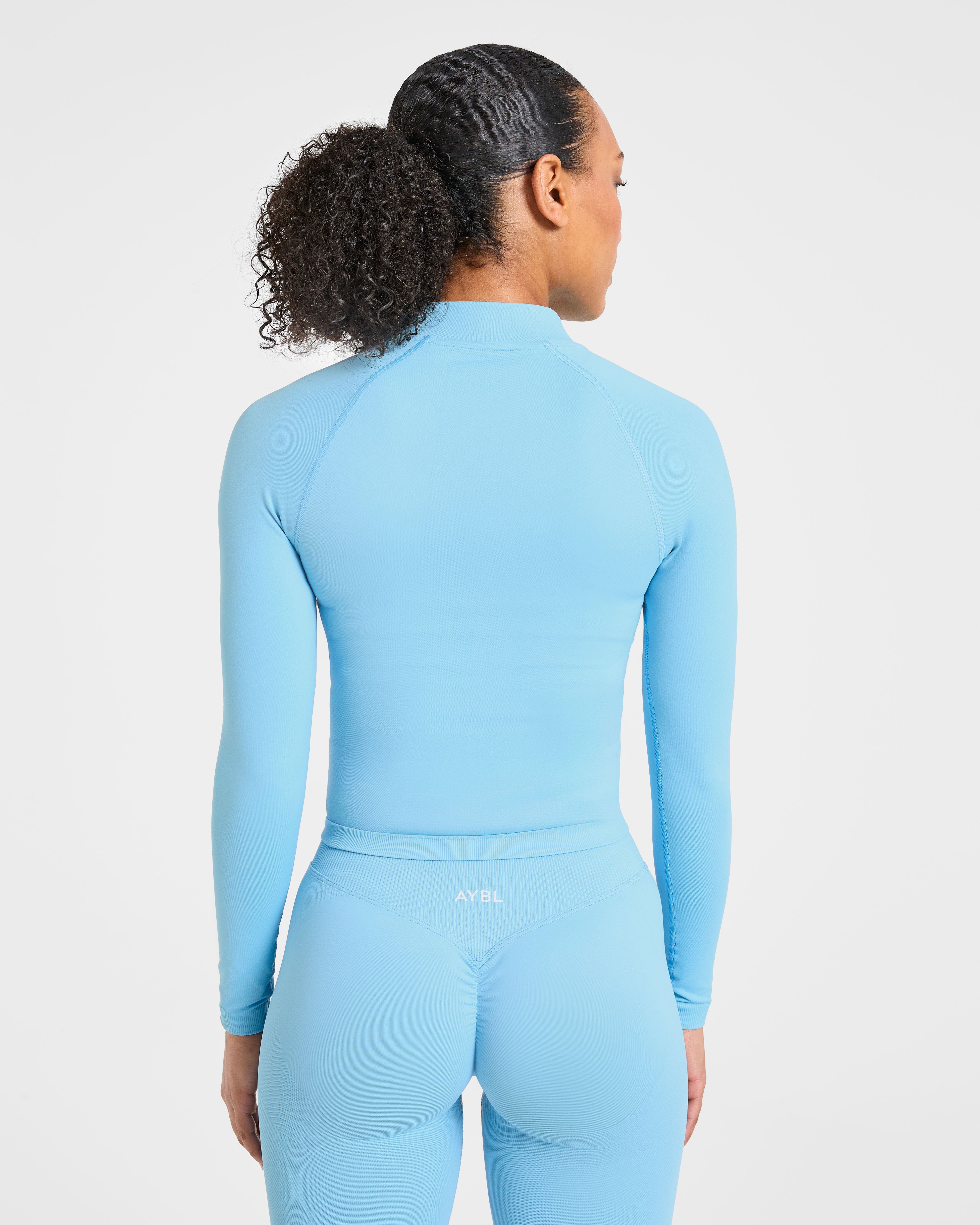 Chaqueta sin costuras Enhance - Azul polvo