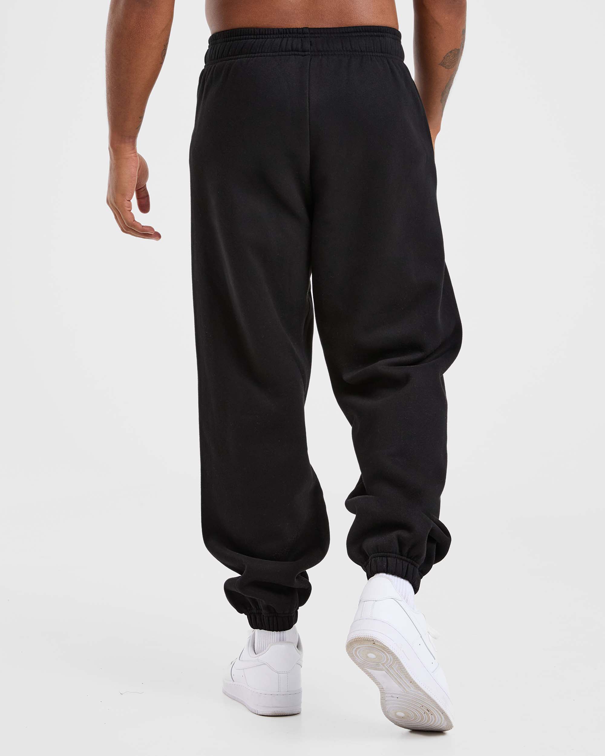 Pantalones Jogger Oversized de Atletismo - Negro