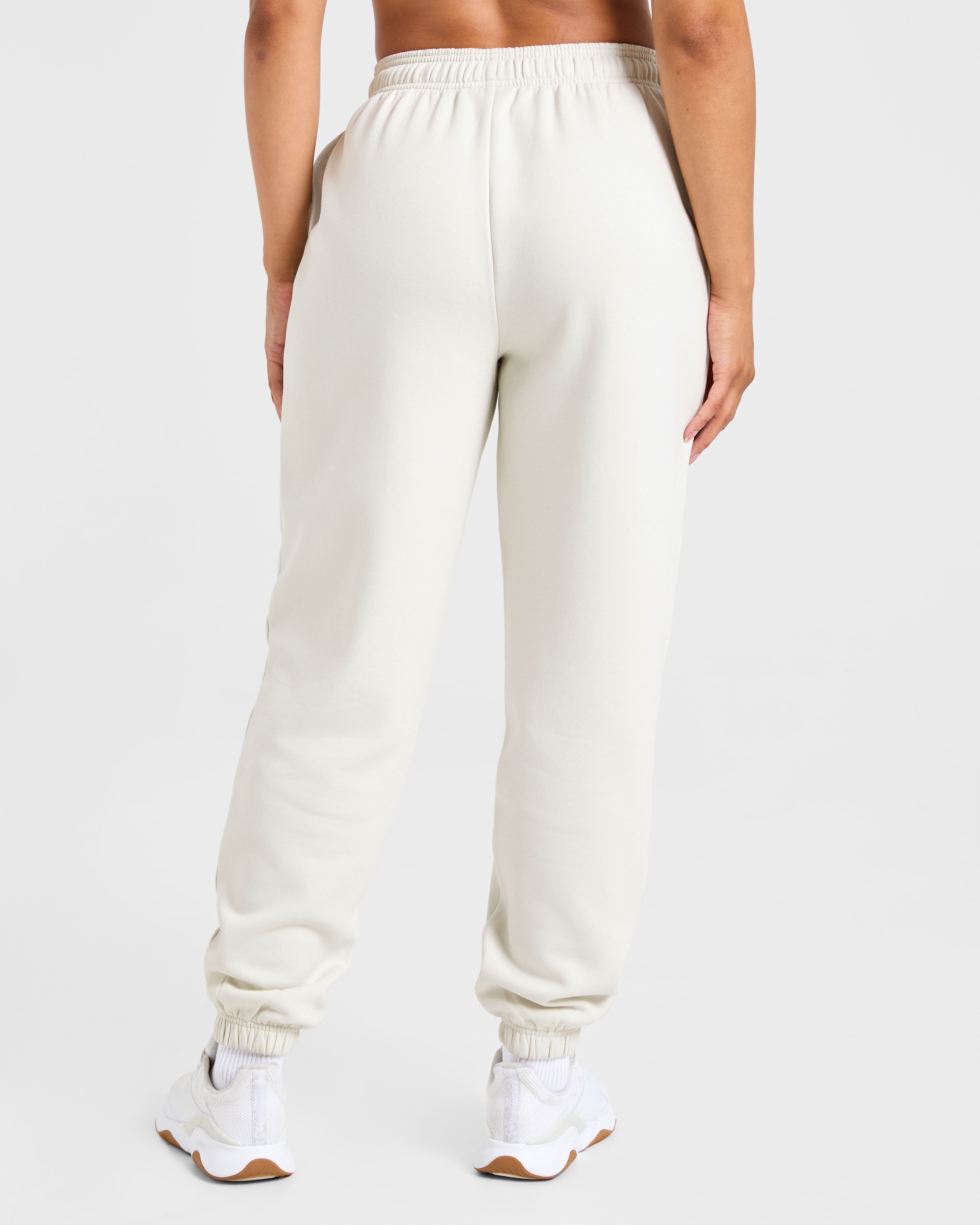 Pantalones Jogger Oversized de Estilo de Vida - Blanco Oficina
