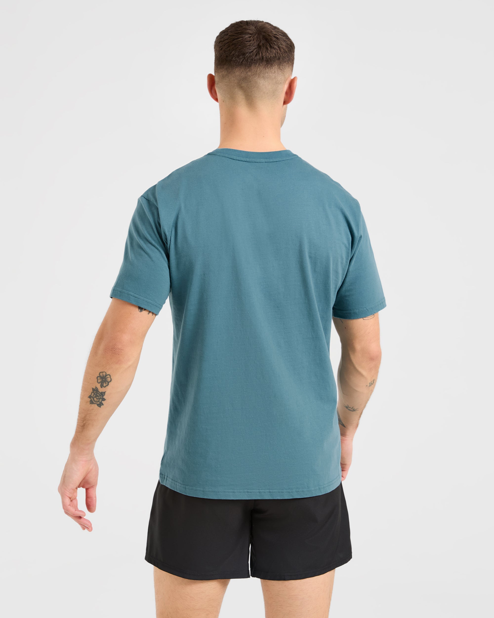 Camiseta Básica - Turquesa Atlántico