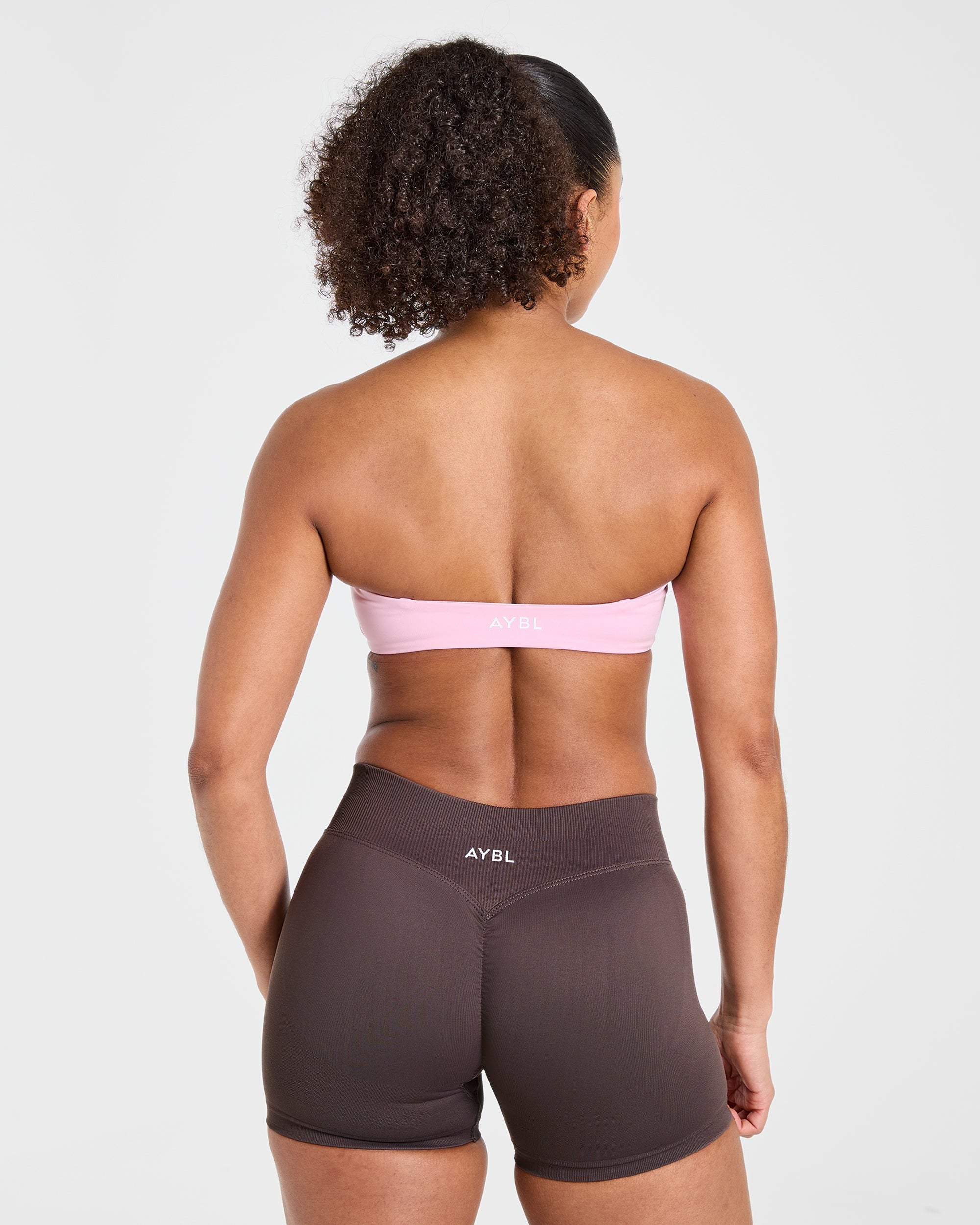 Sujetador Deportivo Bandeau Esencial - Rosa