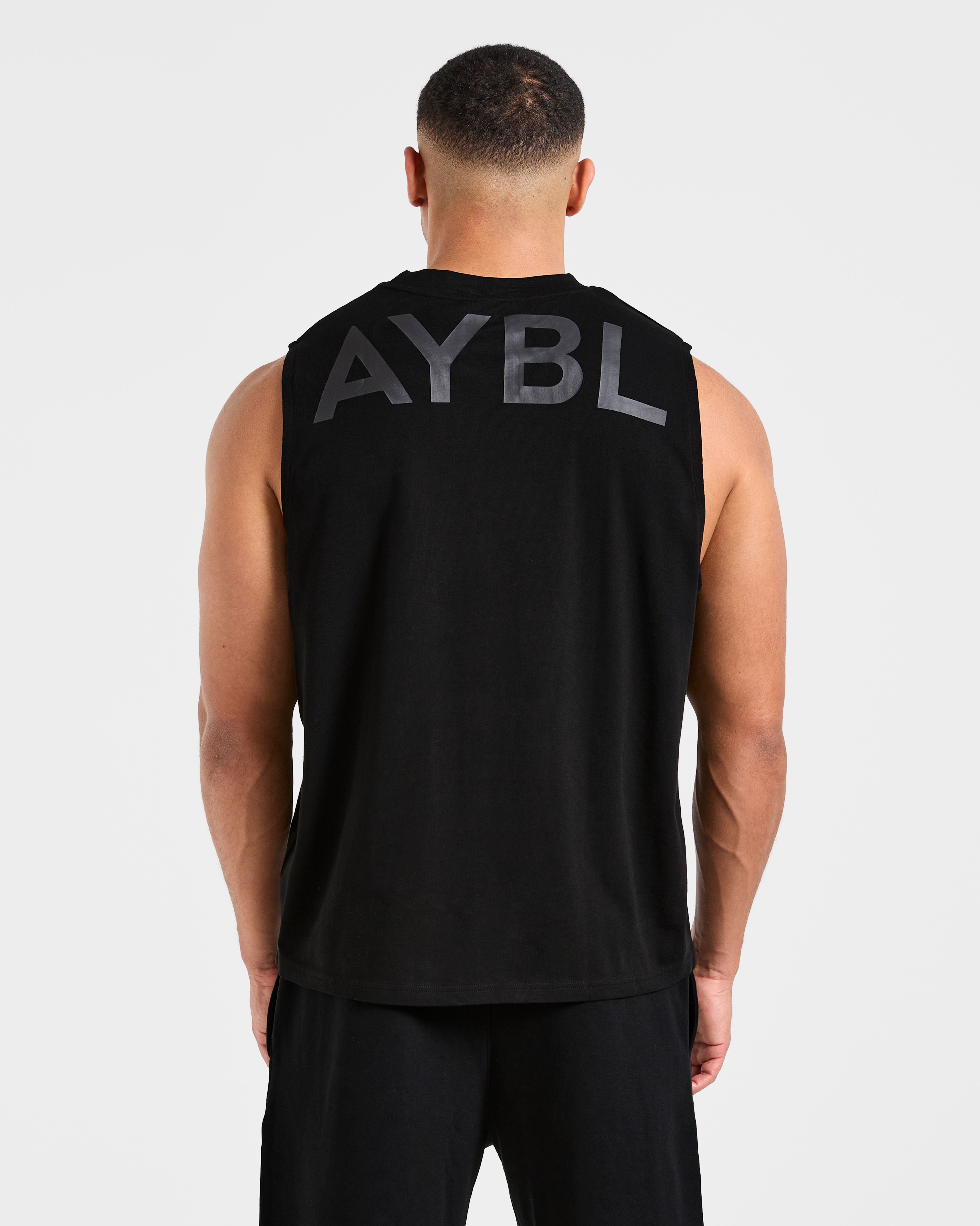 Camiseta Gráfica Oversized Esencial - Negro