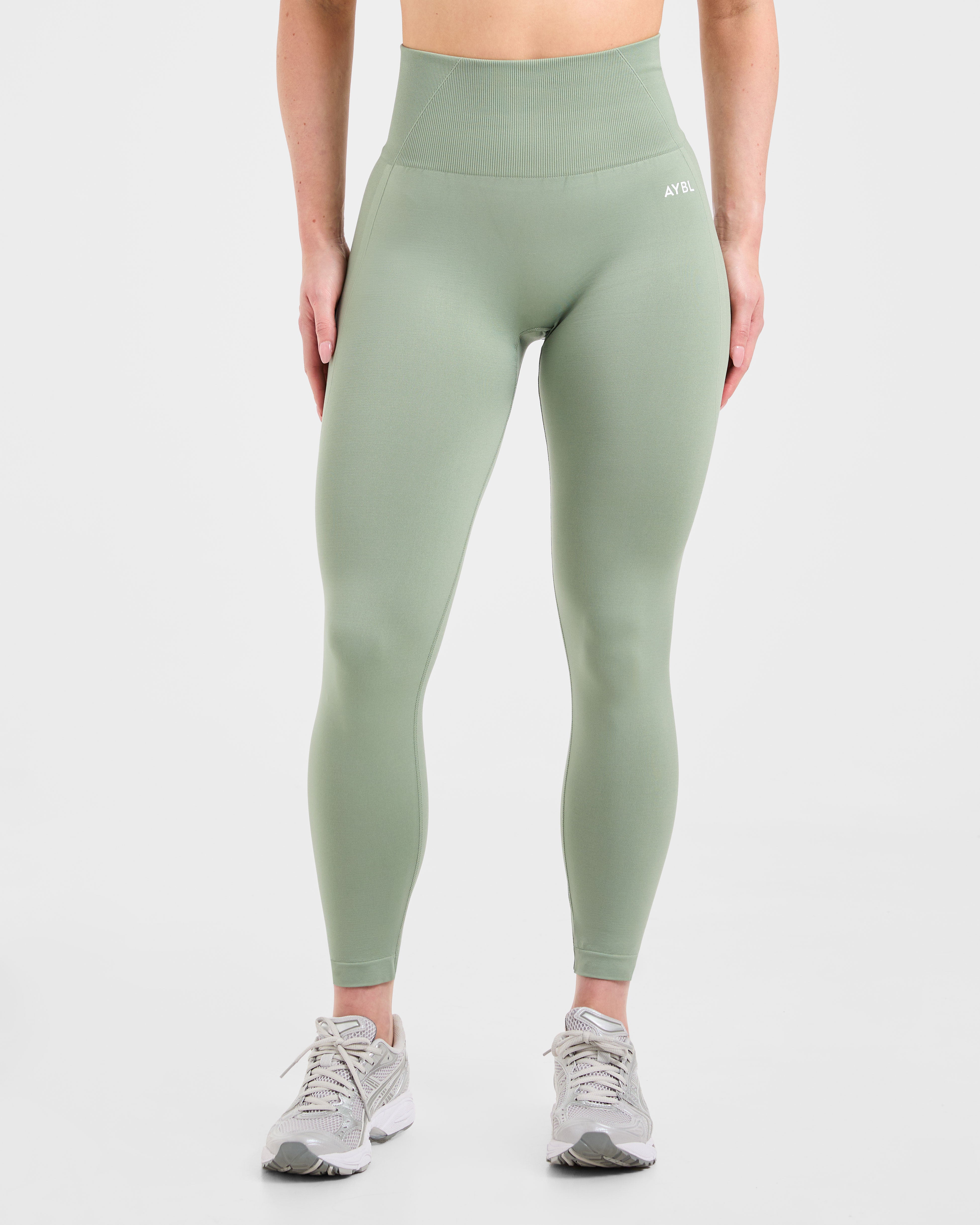 Leggings sin costuras Empower - Verde Bosque