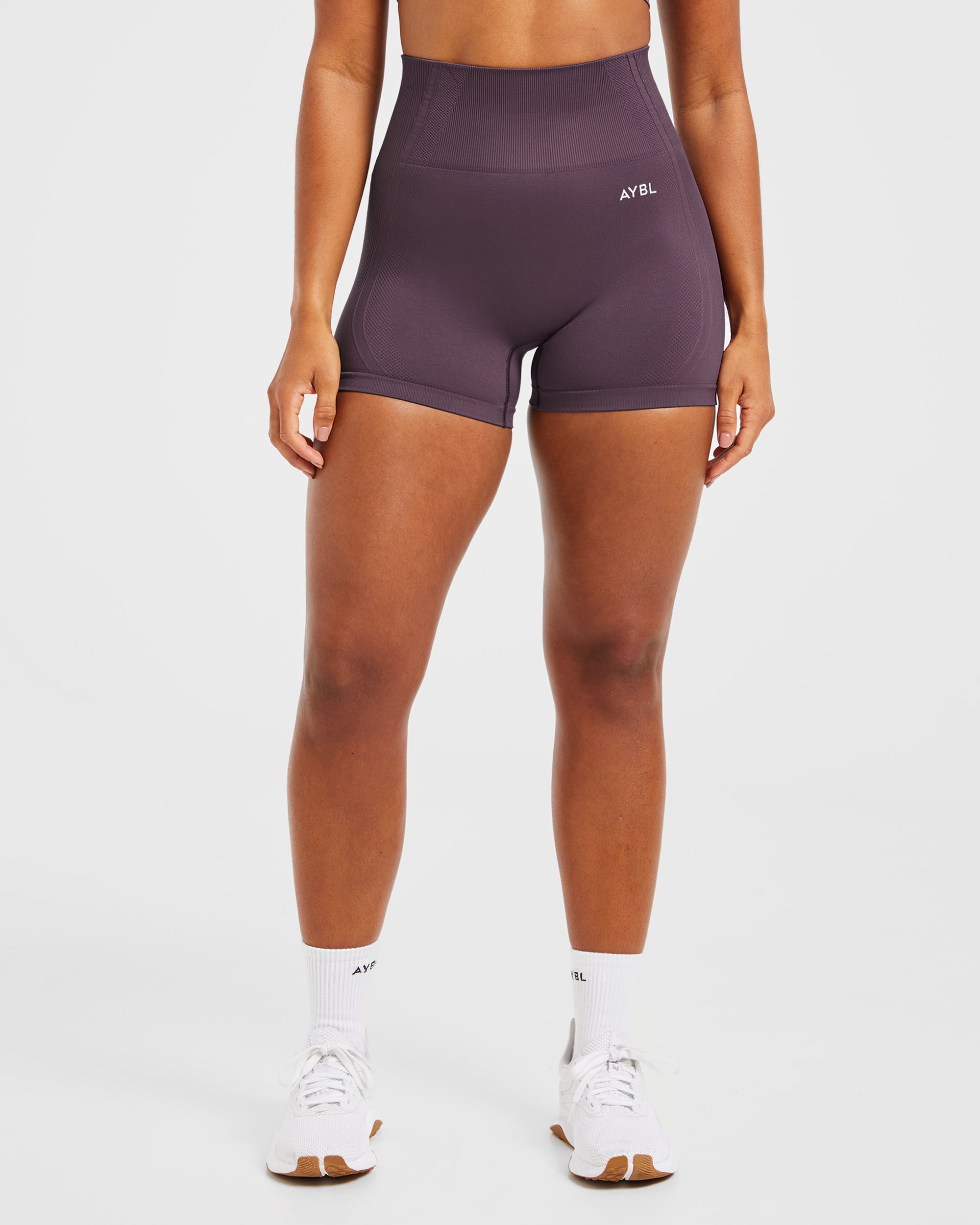 Pantalones Cortos Sin Costuras Balance V3 - Morado