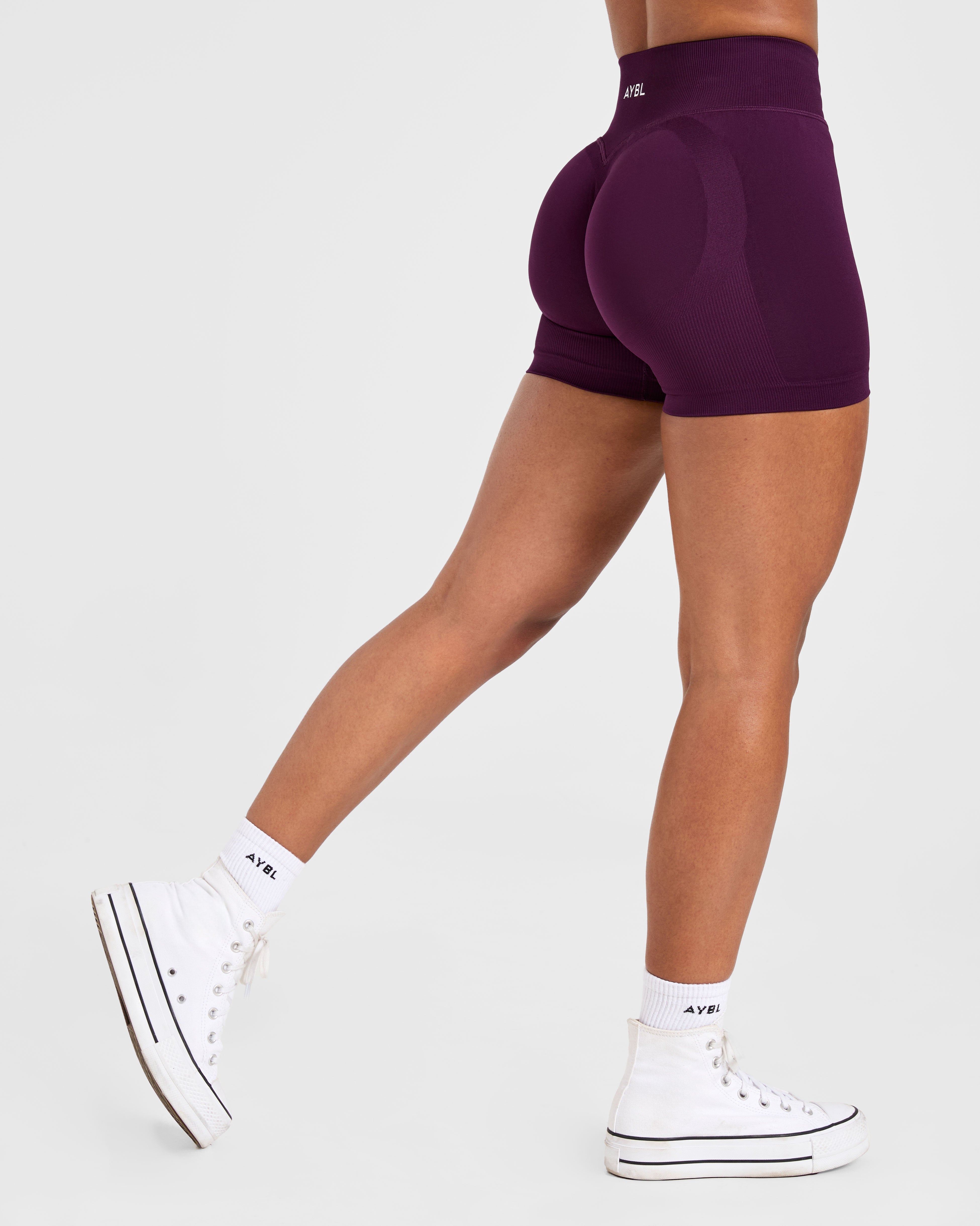 Pantalones cortos sin costuras Adapt | 4,5" - Plum Midnight