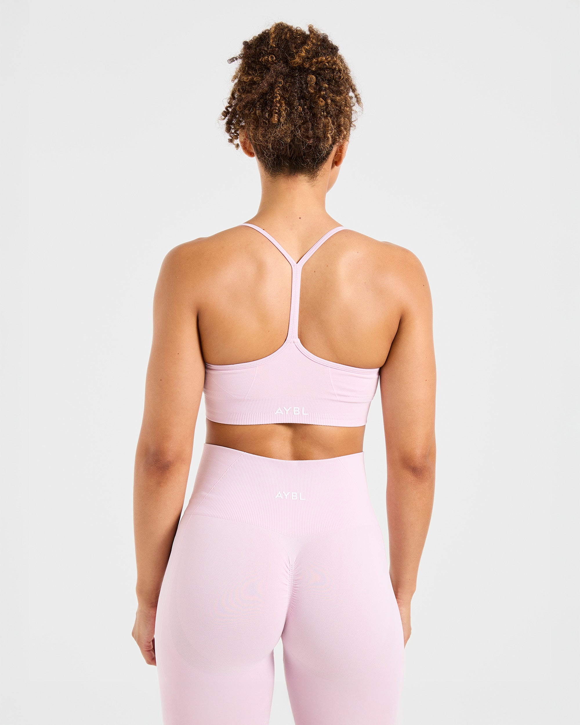 Empower Sports Bra Sin Costuras - Rosa Helado