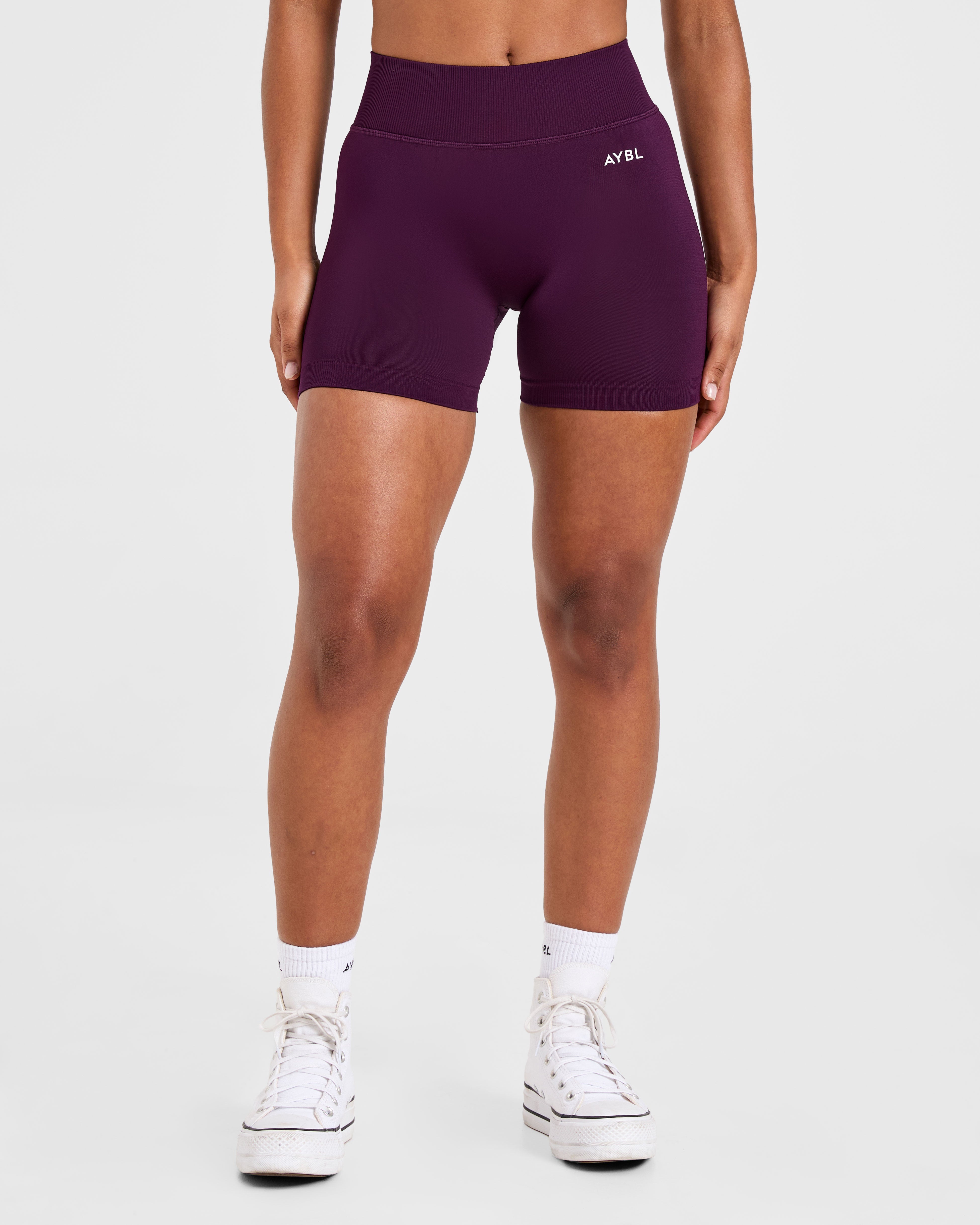 Pantalones cortos sin costuras Adapt | 4,5" - Plum Midnight
