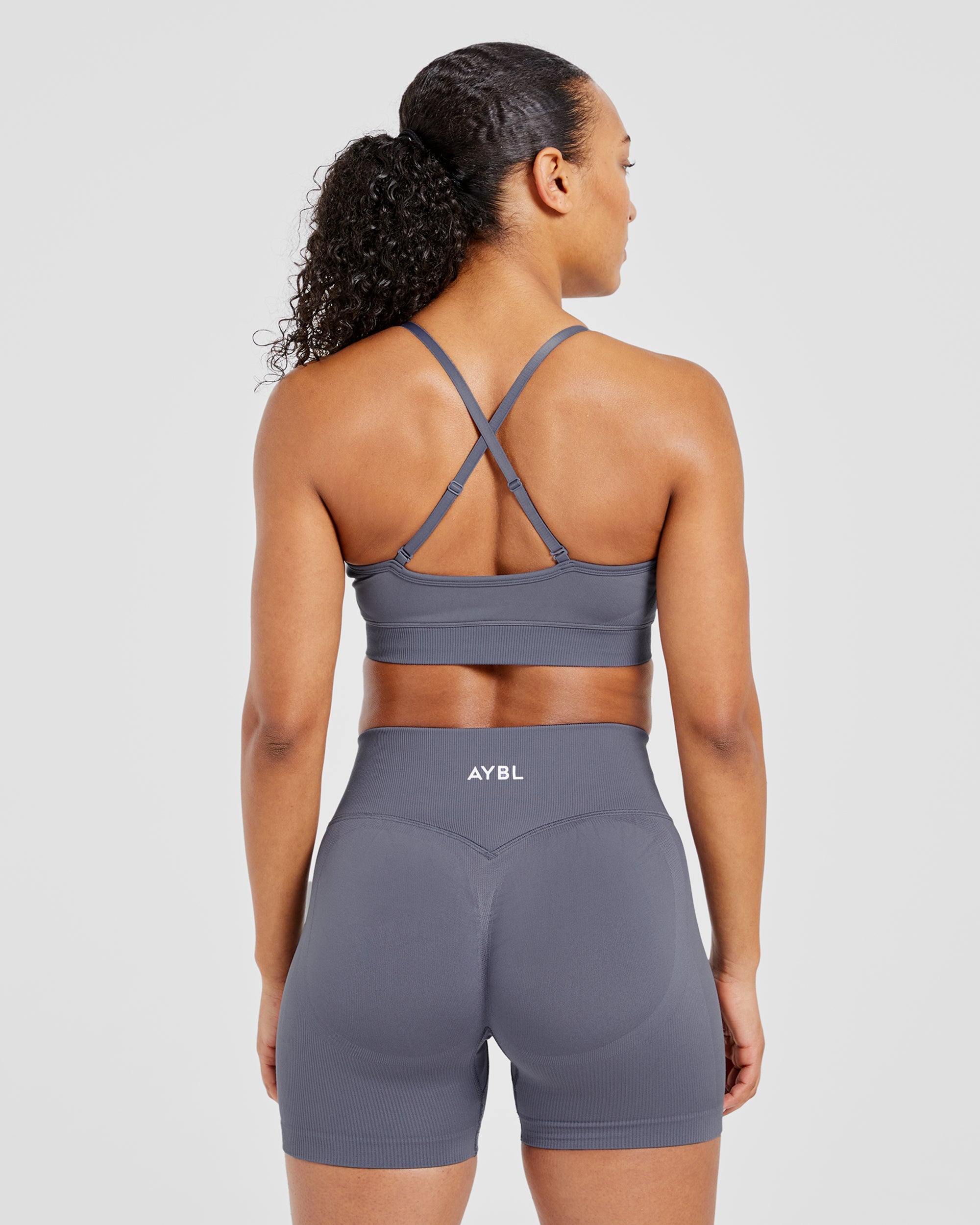 Adapt Sports Bra Sin Costuras - Gris Plomo