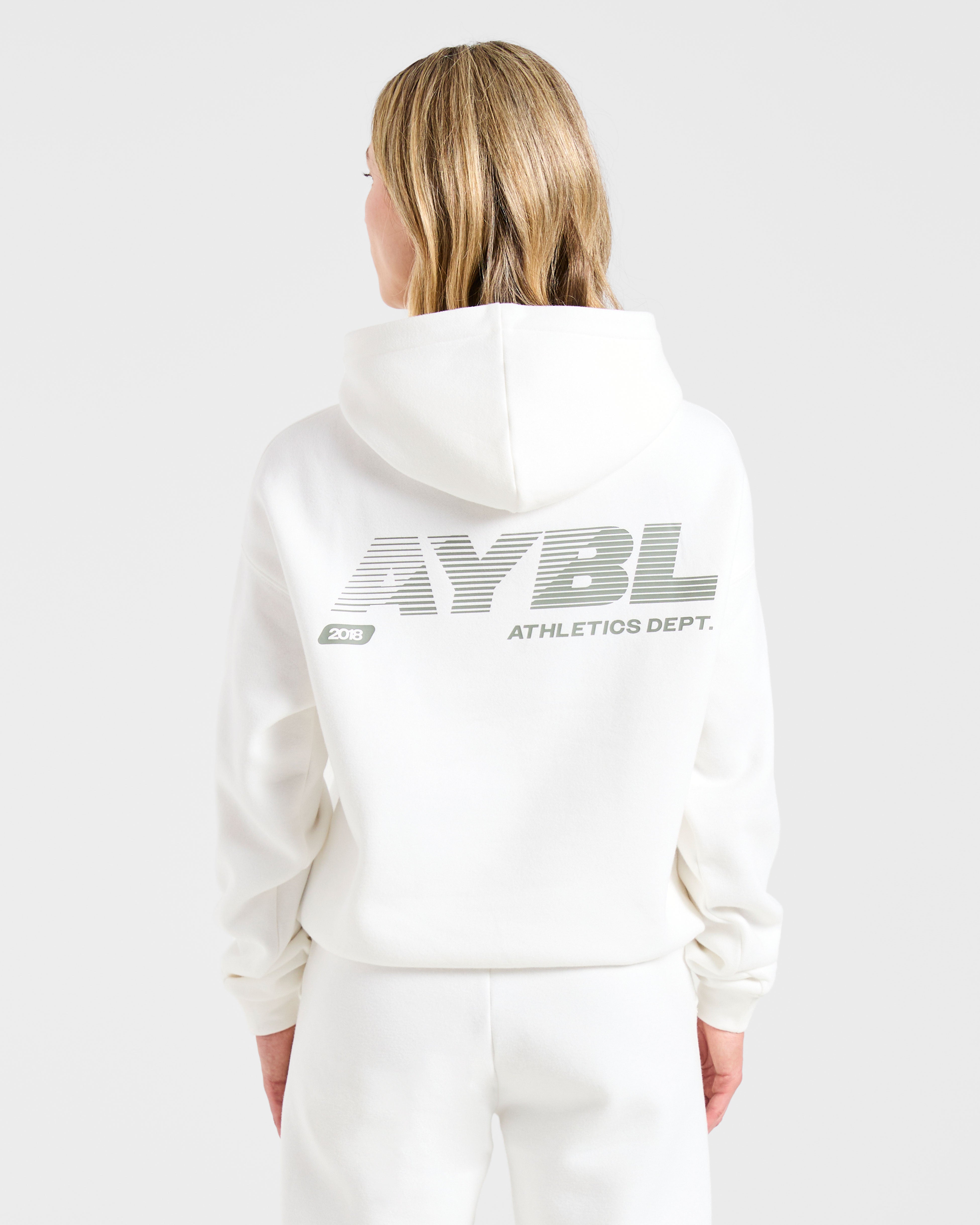 Sudadera Oversized Athletics Dept - Blanco