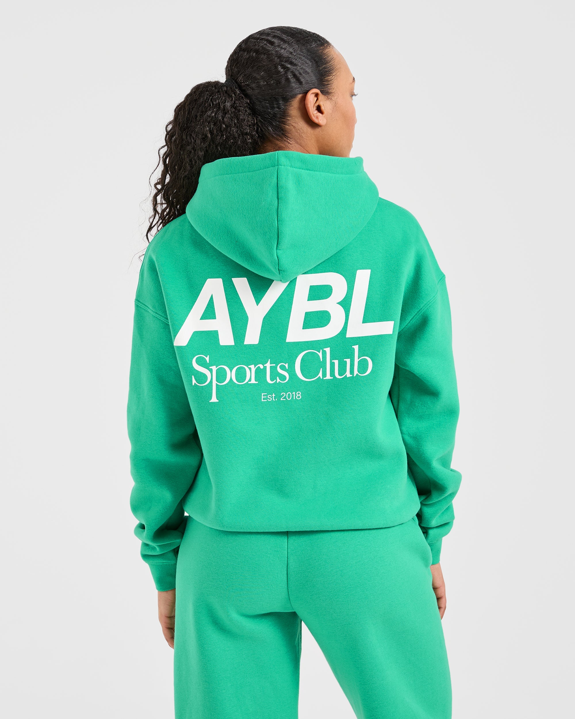 Sudadera Oversized del Club Deportivo AYBL - Verde Carreras