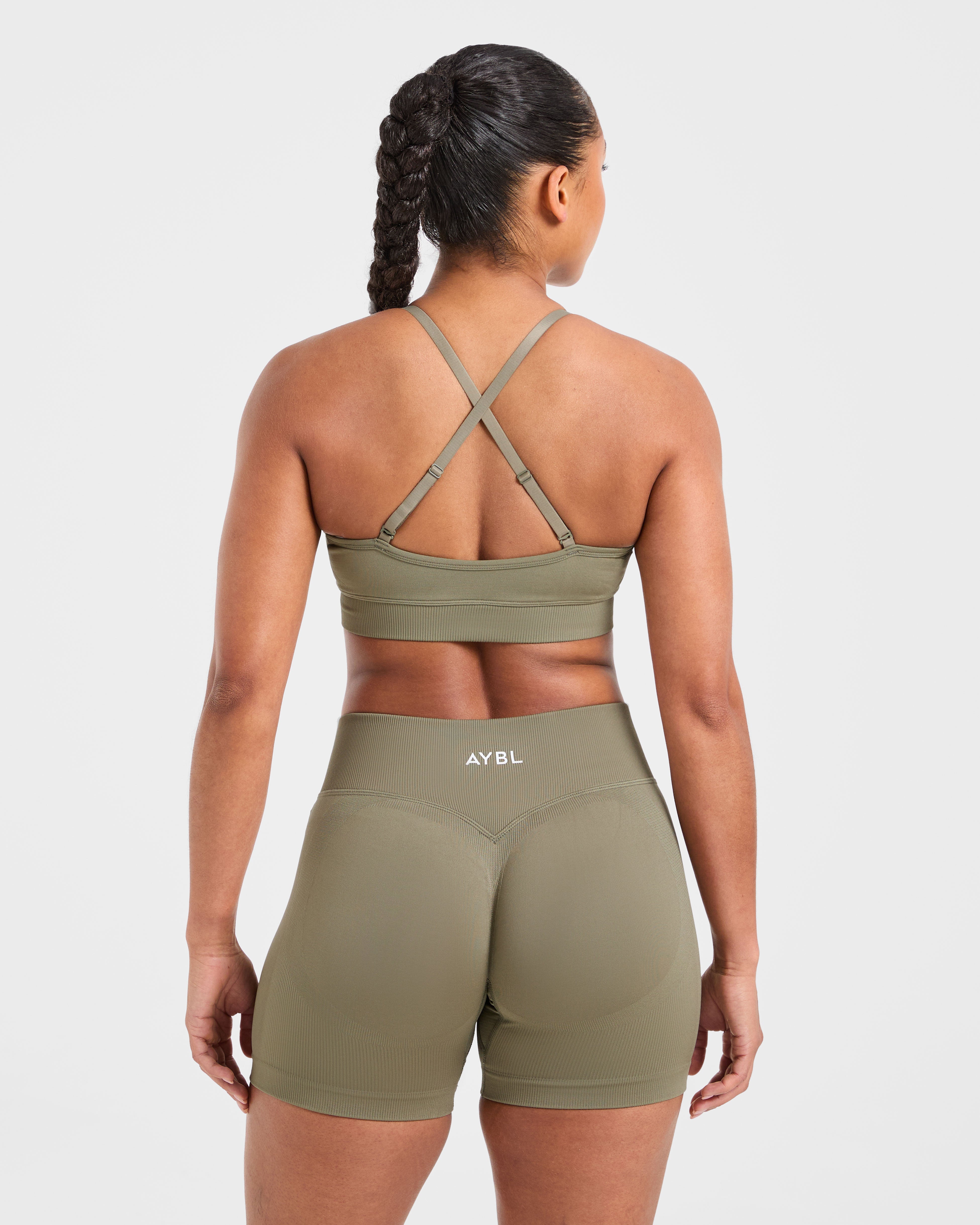 Adapt Sports Bra Sin Costuras - Oliva Apagado