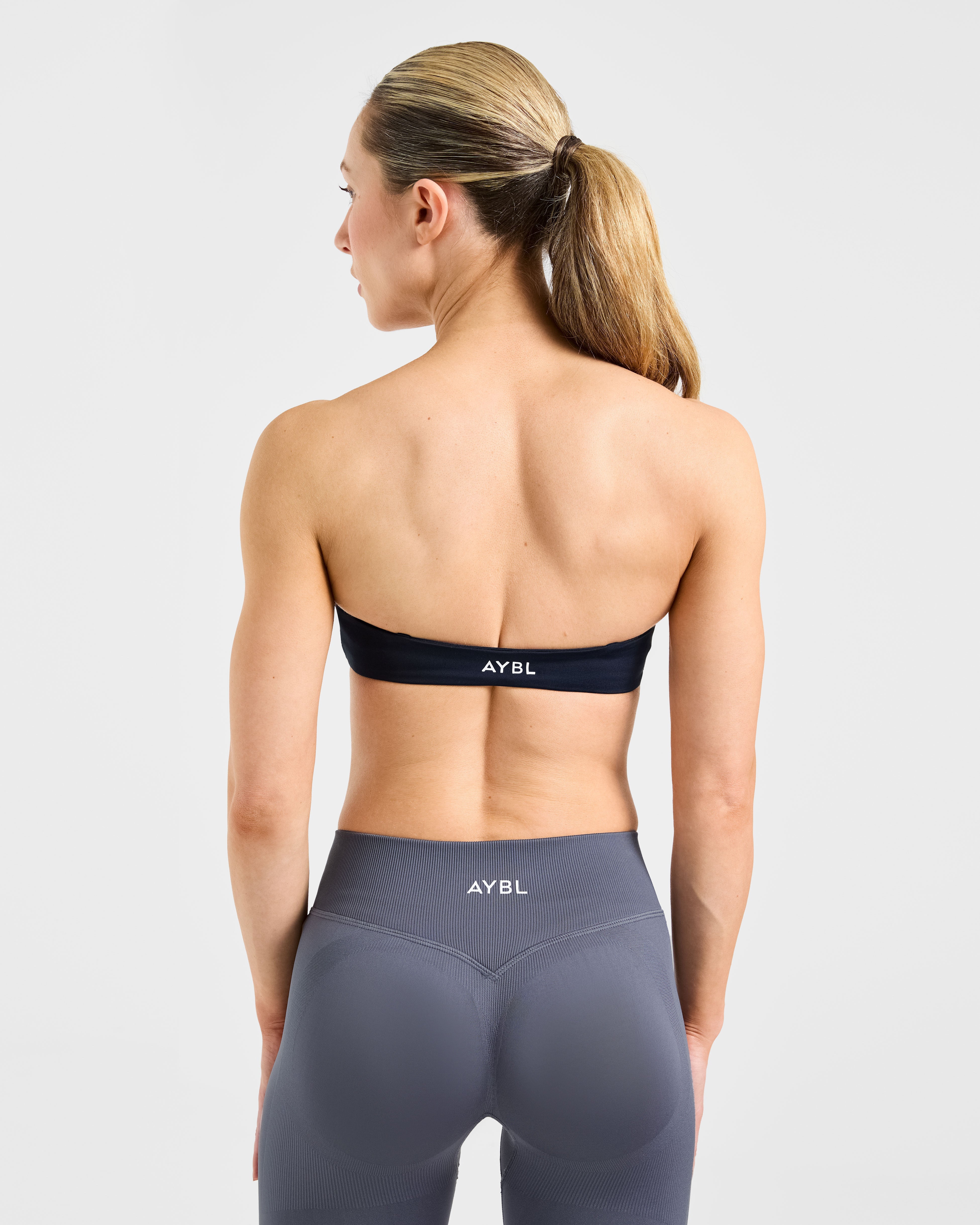 Sports Bra Bandeau Esencial - Azul Marino