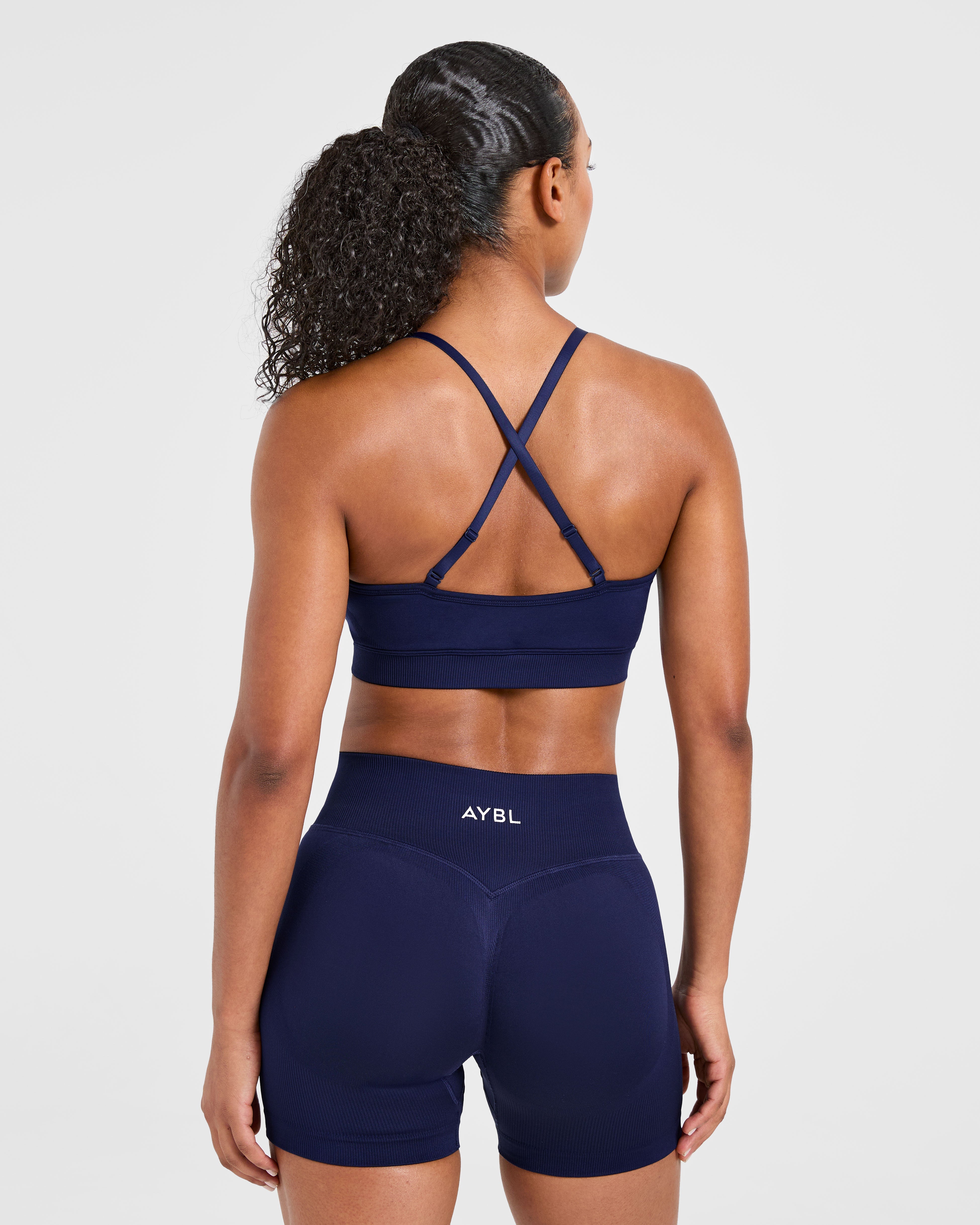 Adapt Sports Bra Sin Costuras - Azul Marino
