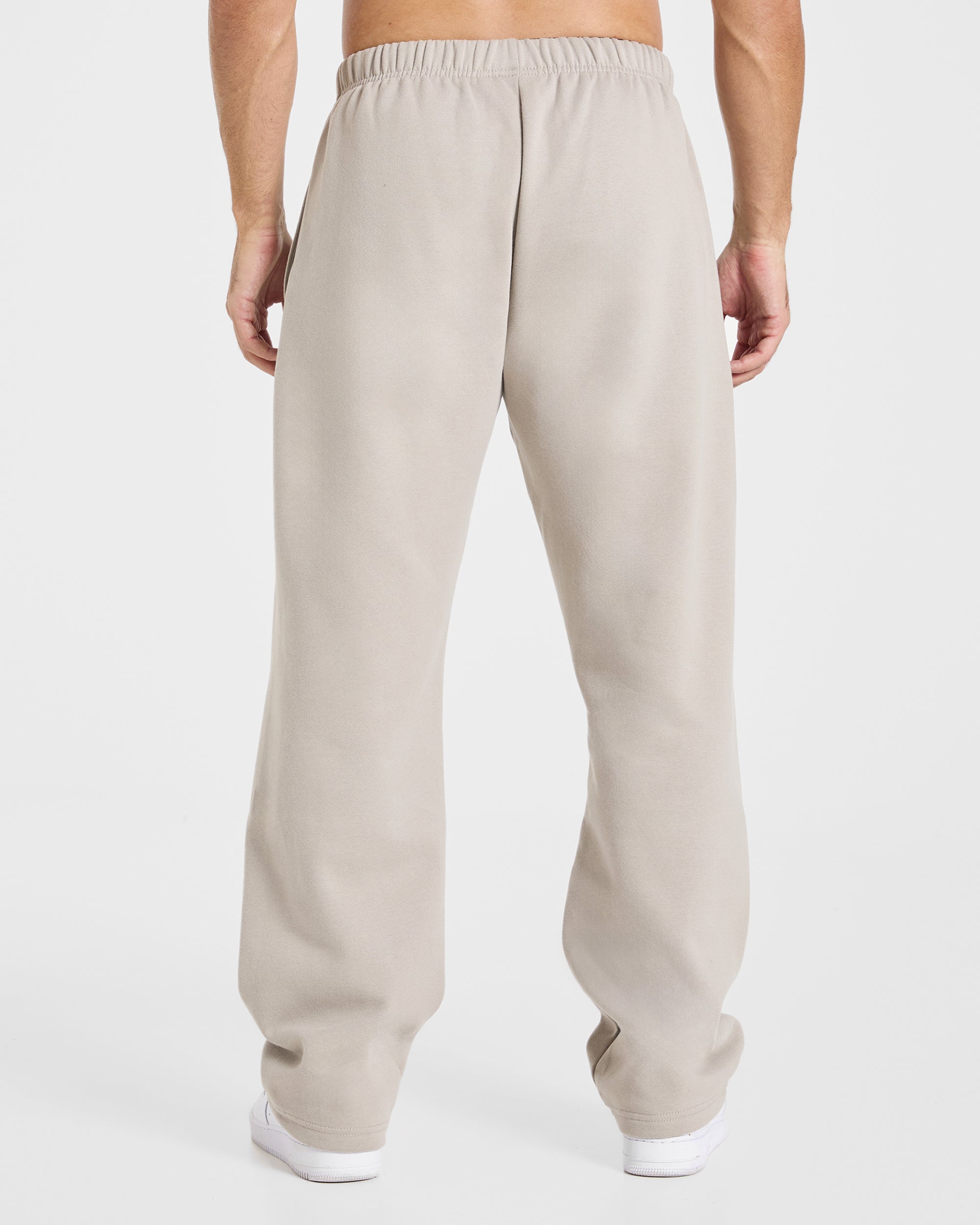 Pantalones Jogger Oversized Rectos Esenciales - Piedra