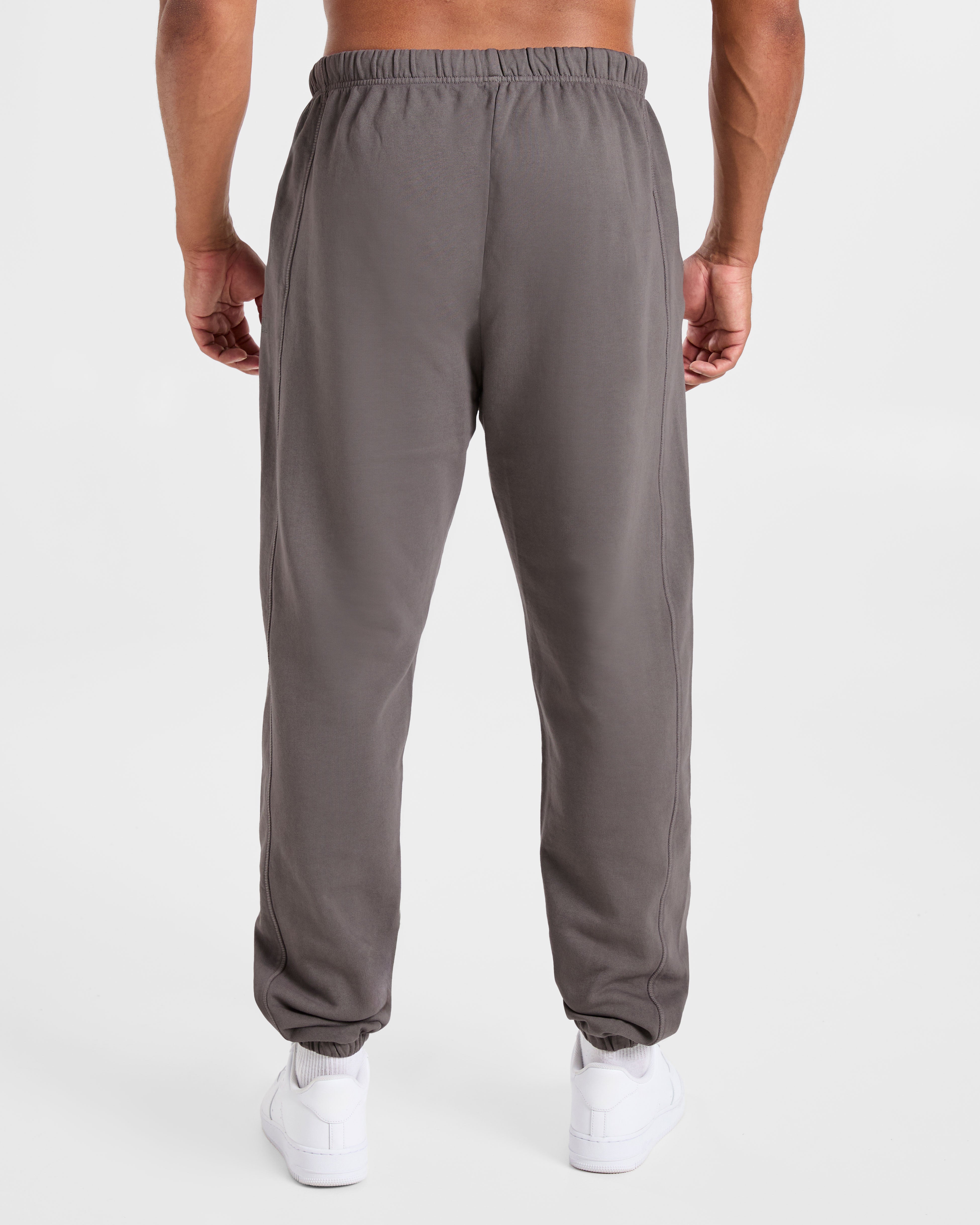 Pantalones Jogger Desgastados Lift Club - Gris Carbón