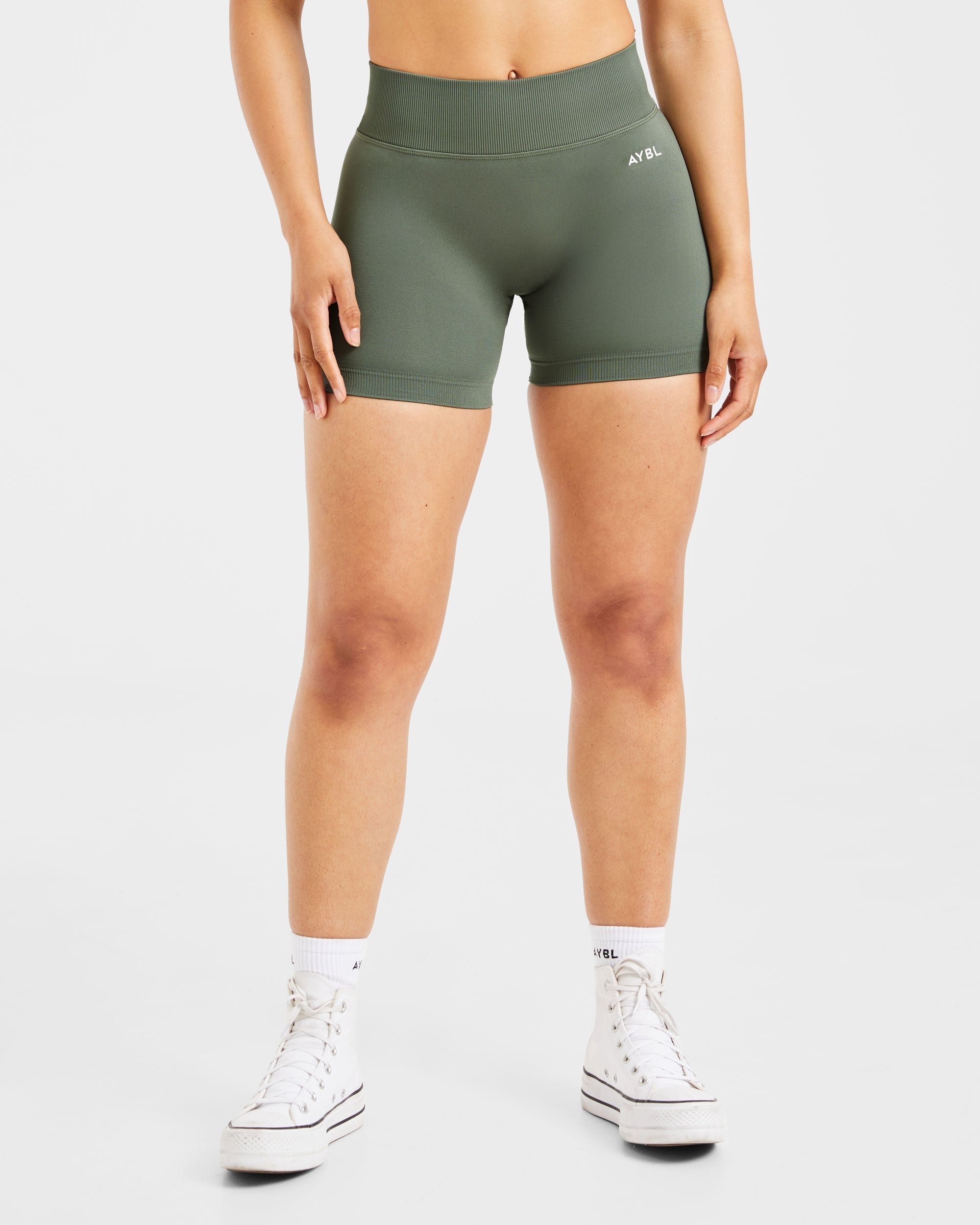 Pantalones Cortos Sin Costuras Adapt | 4,5" - Verde