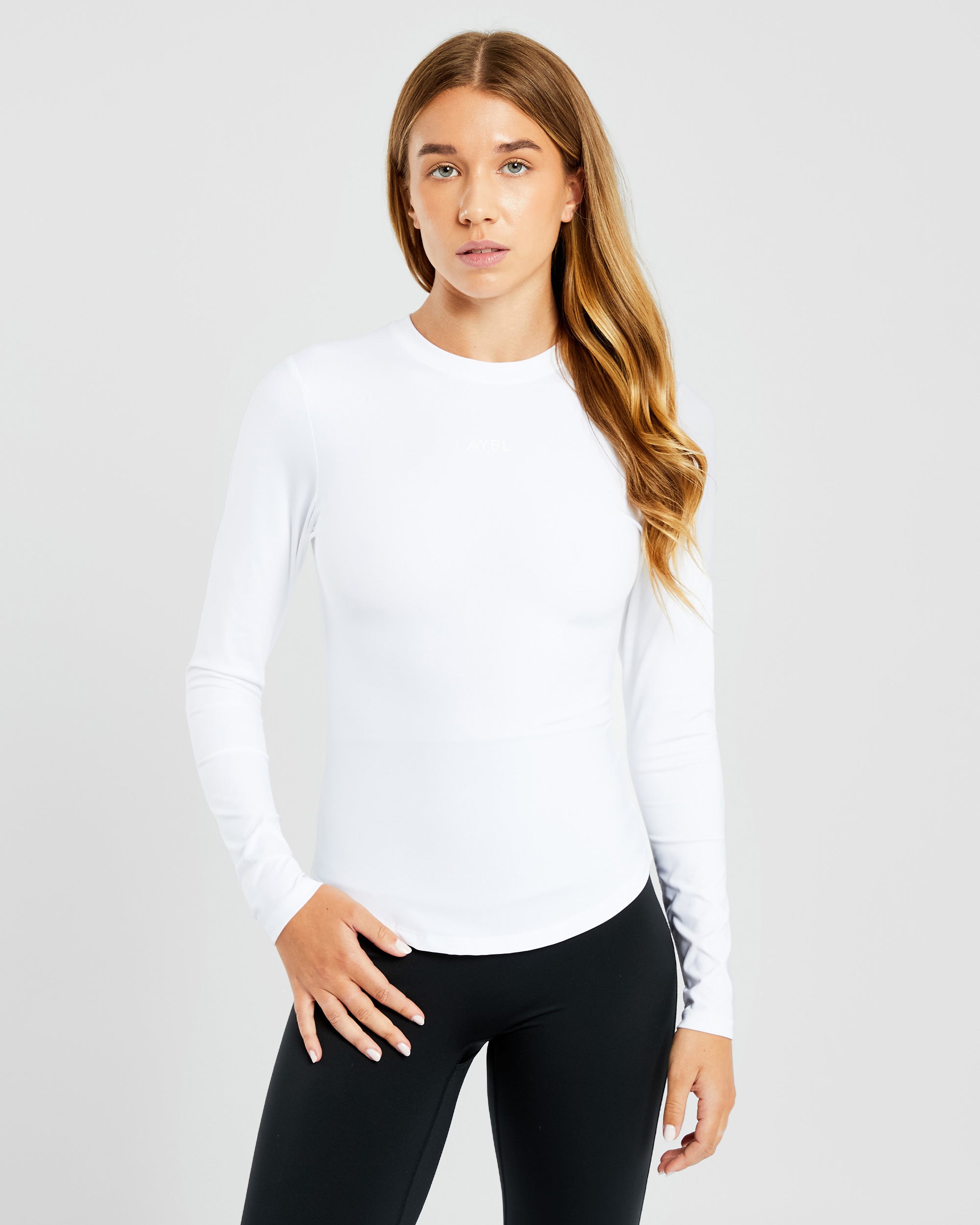 Top de Manga Larga Sculpt - Blanco