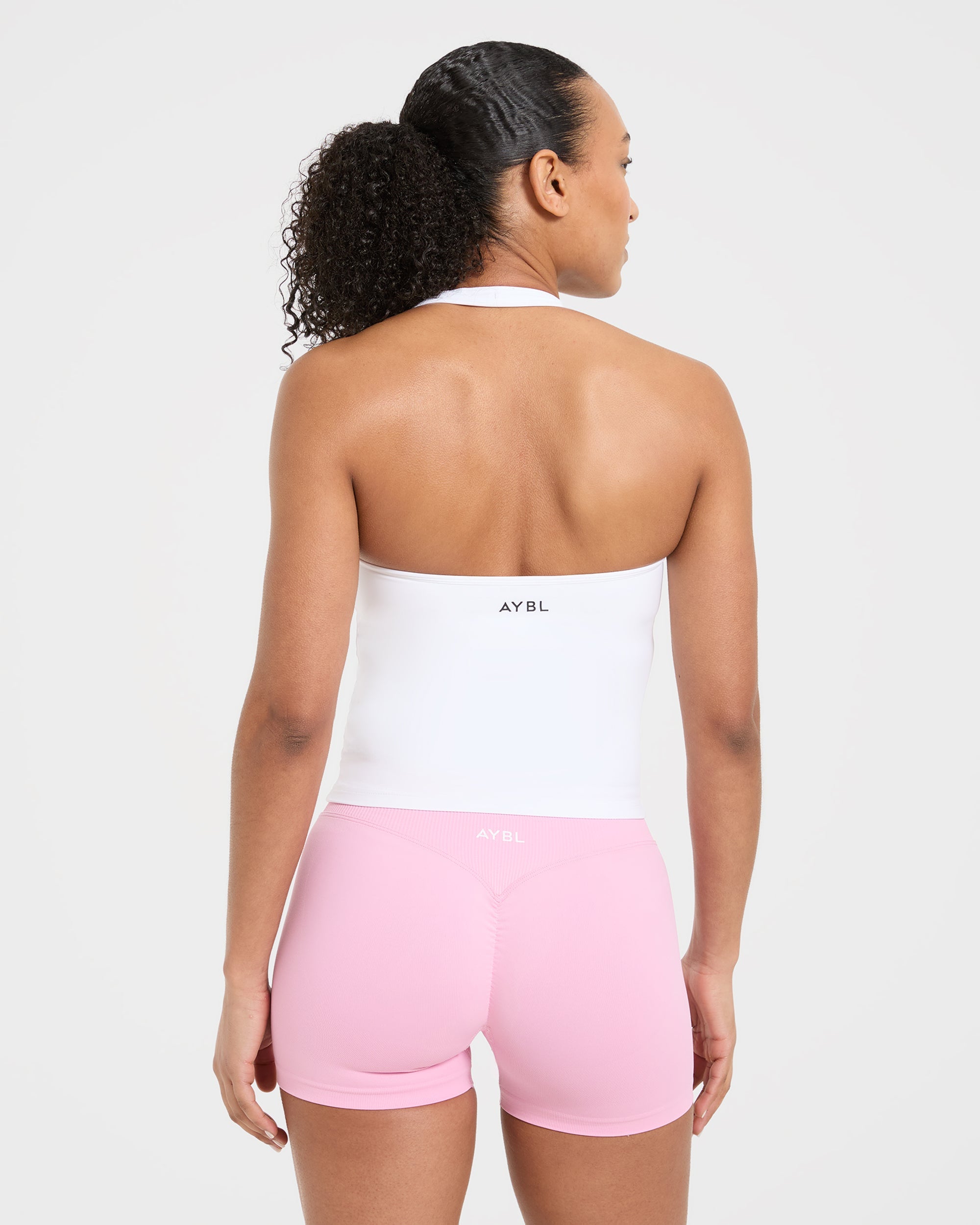 Camiseta Básica con Tirantes - Blanco