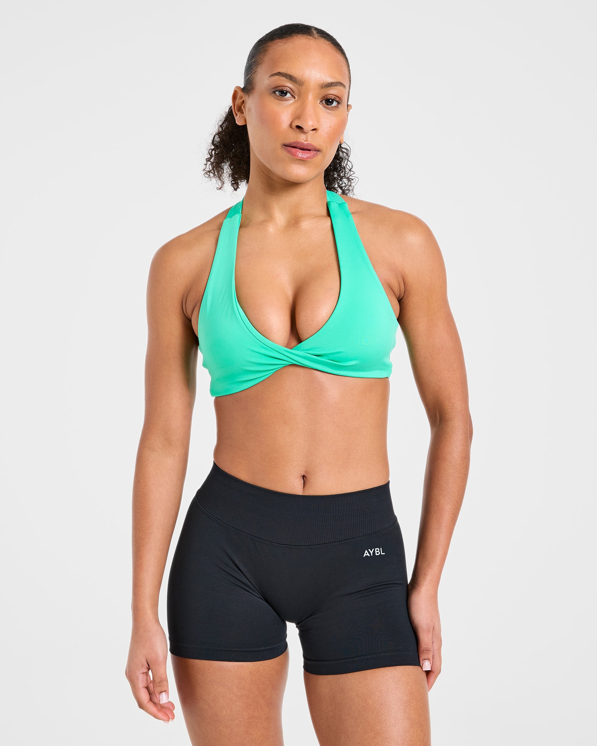 Sports Bra Essential Halterneck - Verde Menta