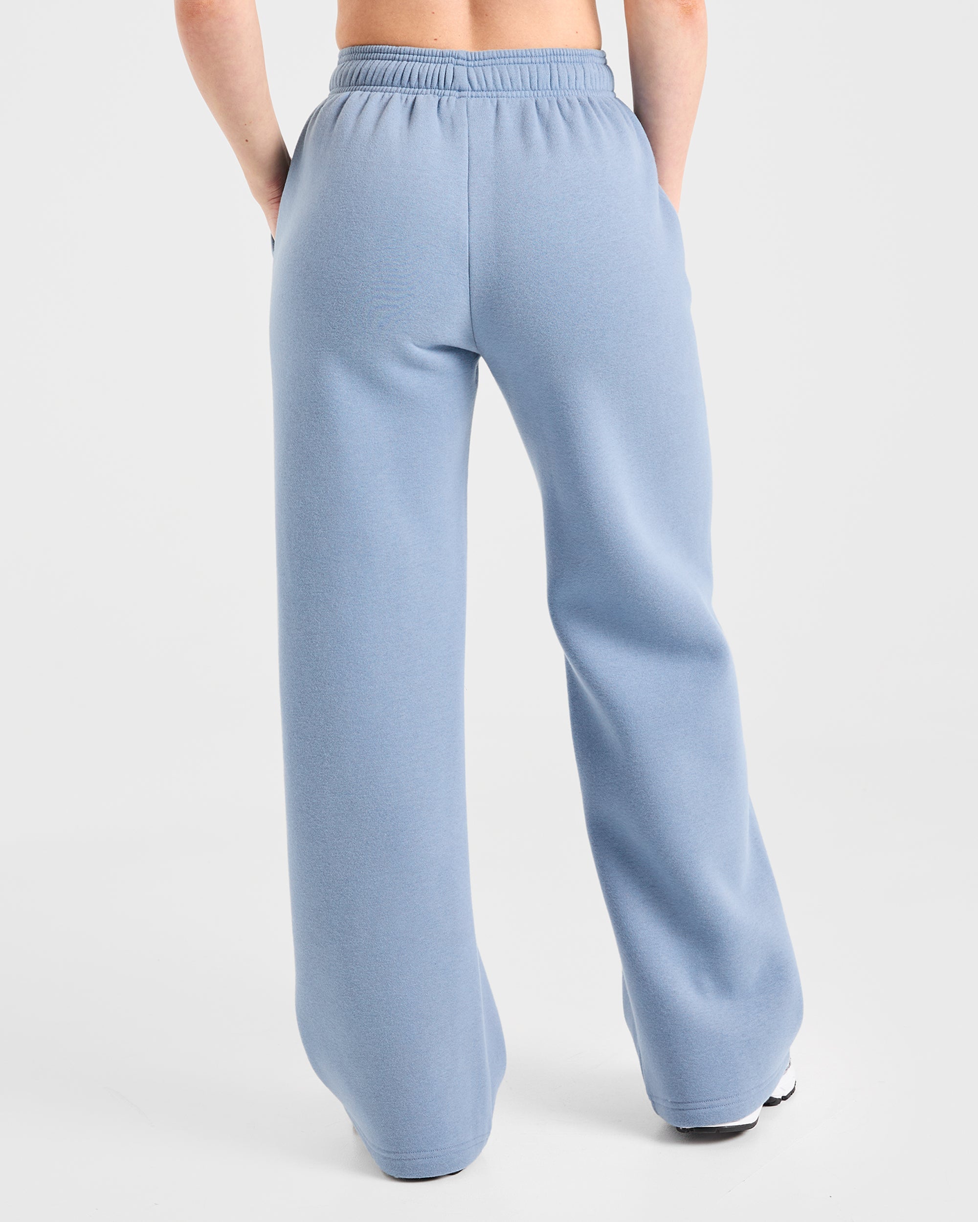 Pantalones Jogger de Pierna Recta Retro Athletics - Azul Vintage