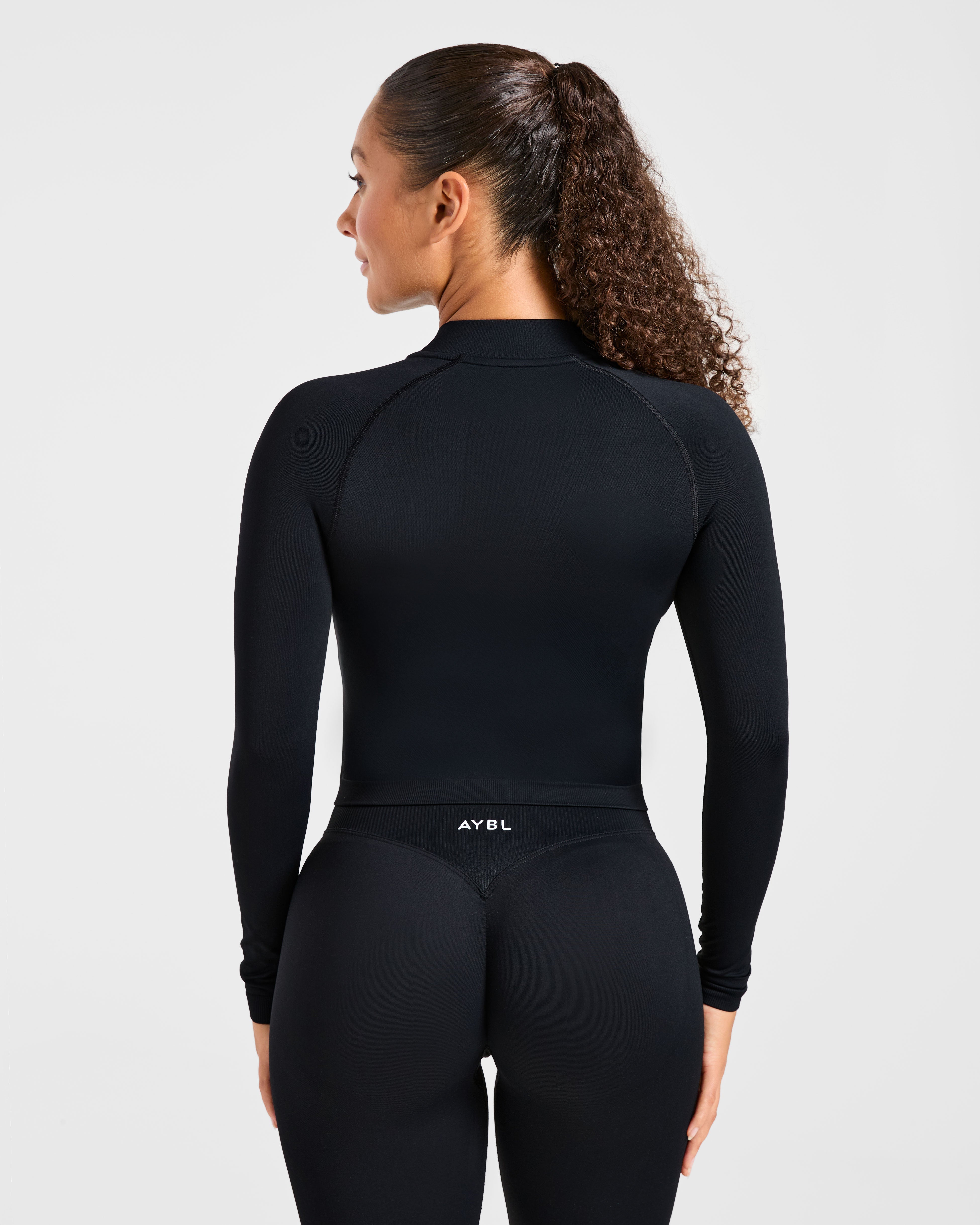 Chaqueta sin costuras Enhance - Negro