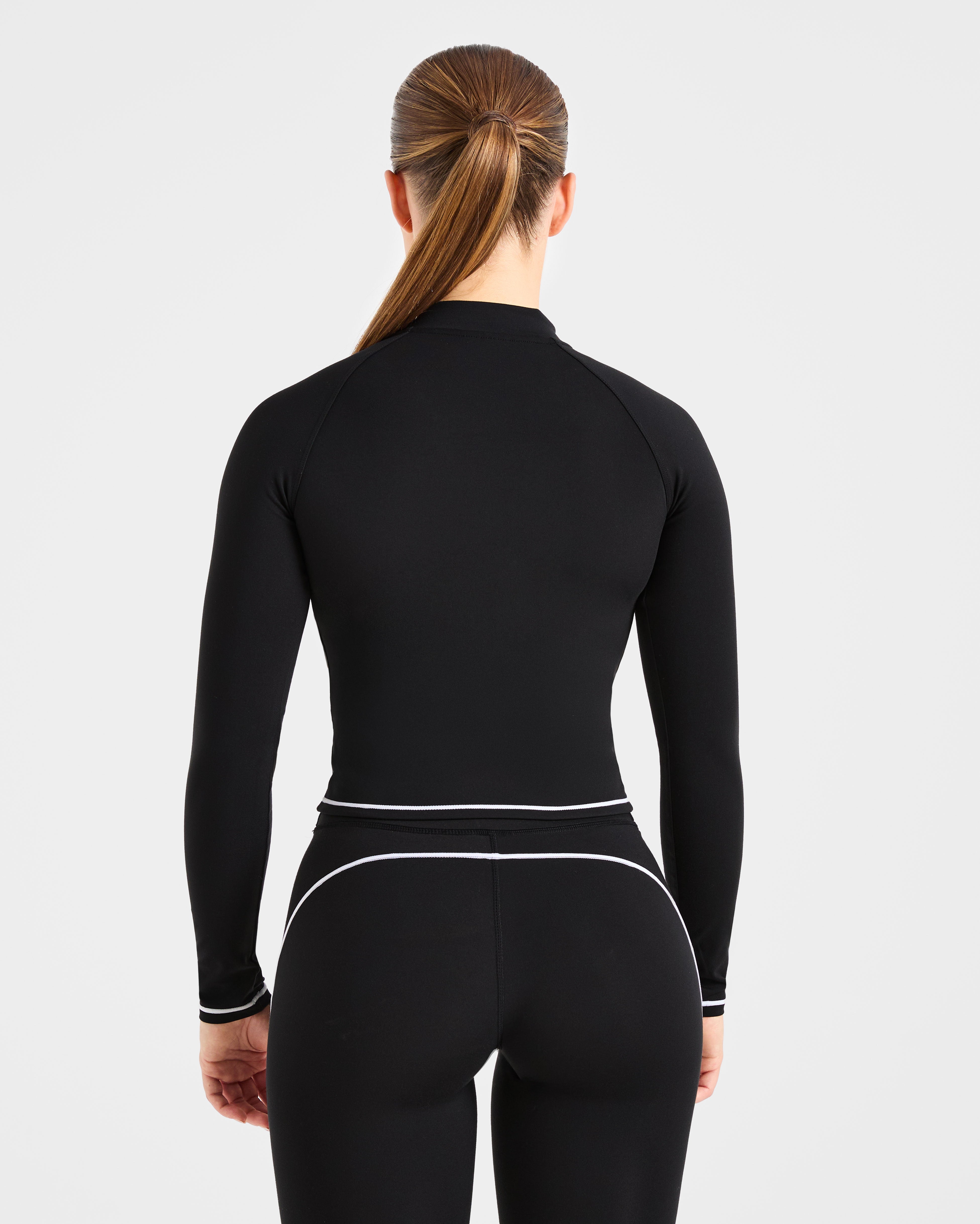 Chaqueta con Cremallera Form - Negro