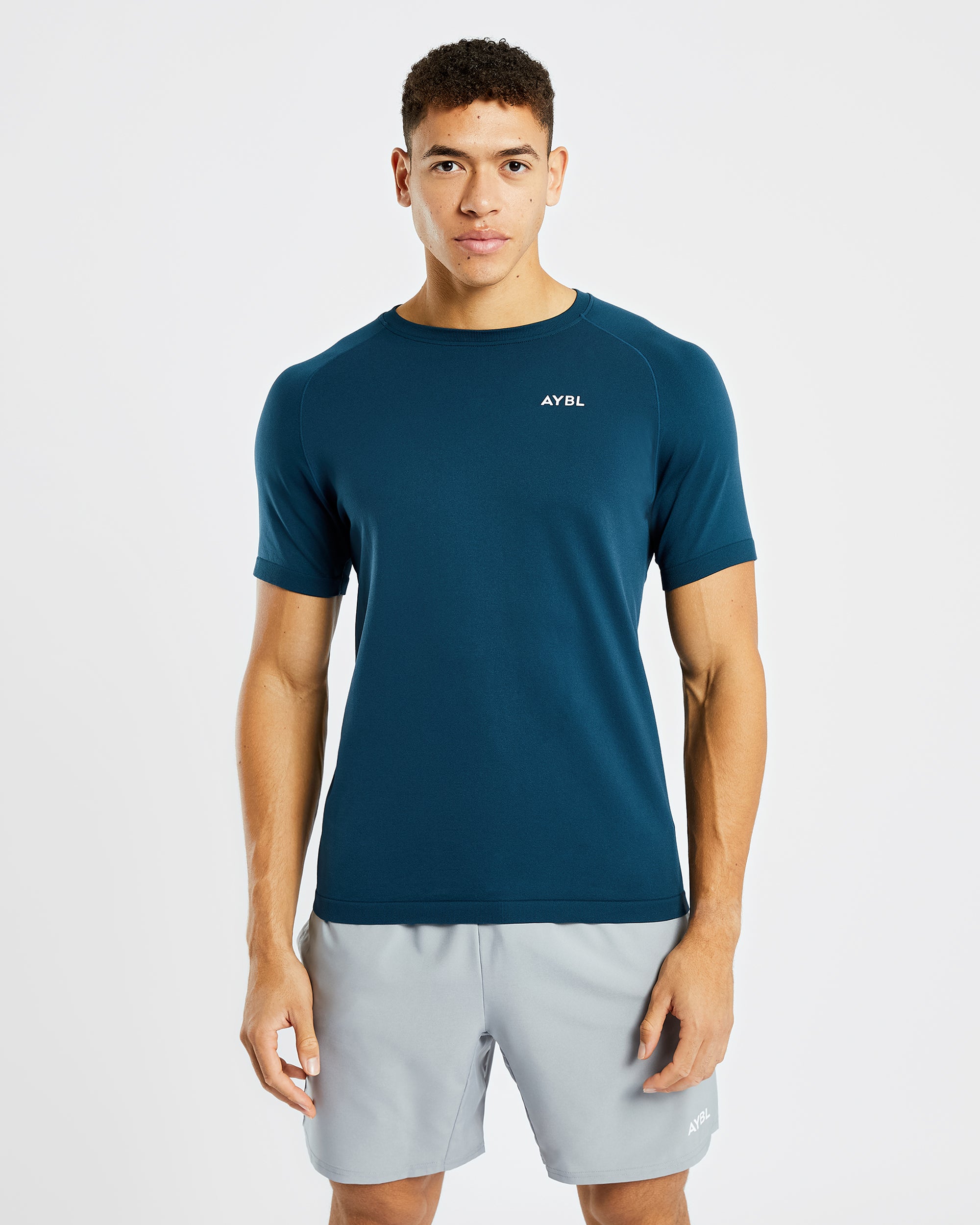 Camiseta Sin Costuras Ascend - Azul Marino