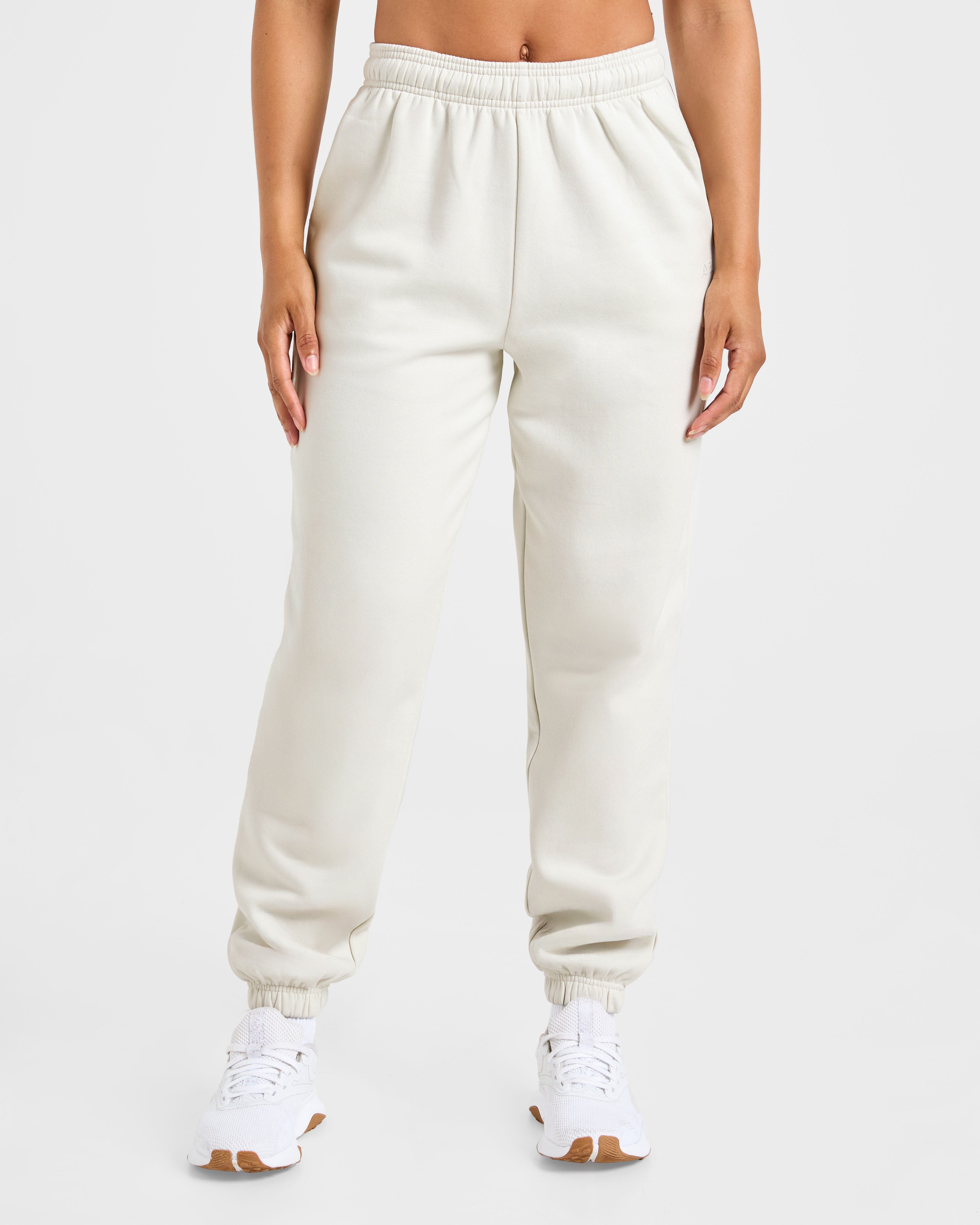 Pantalones Jogger Oversized de Estilo de Vida - Blanco Oficina